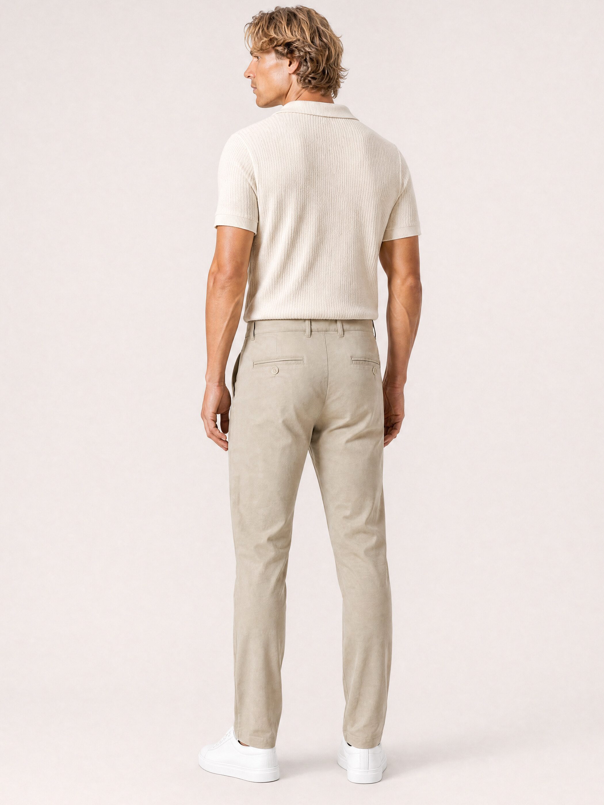 Yazubi Chinohose elegante Chino Hose mit Stretch Slim Fit Herren Hosen für Männer, Stoffhosen & Chinohosen, Herrenhosen – Bild 4 von 5