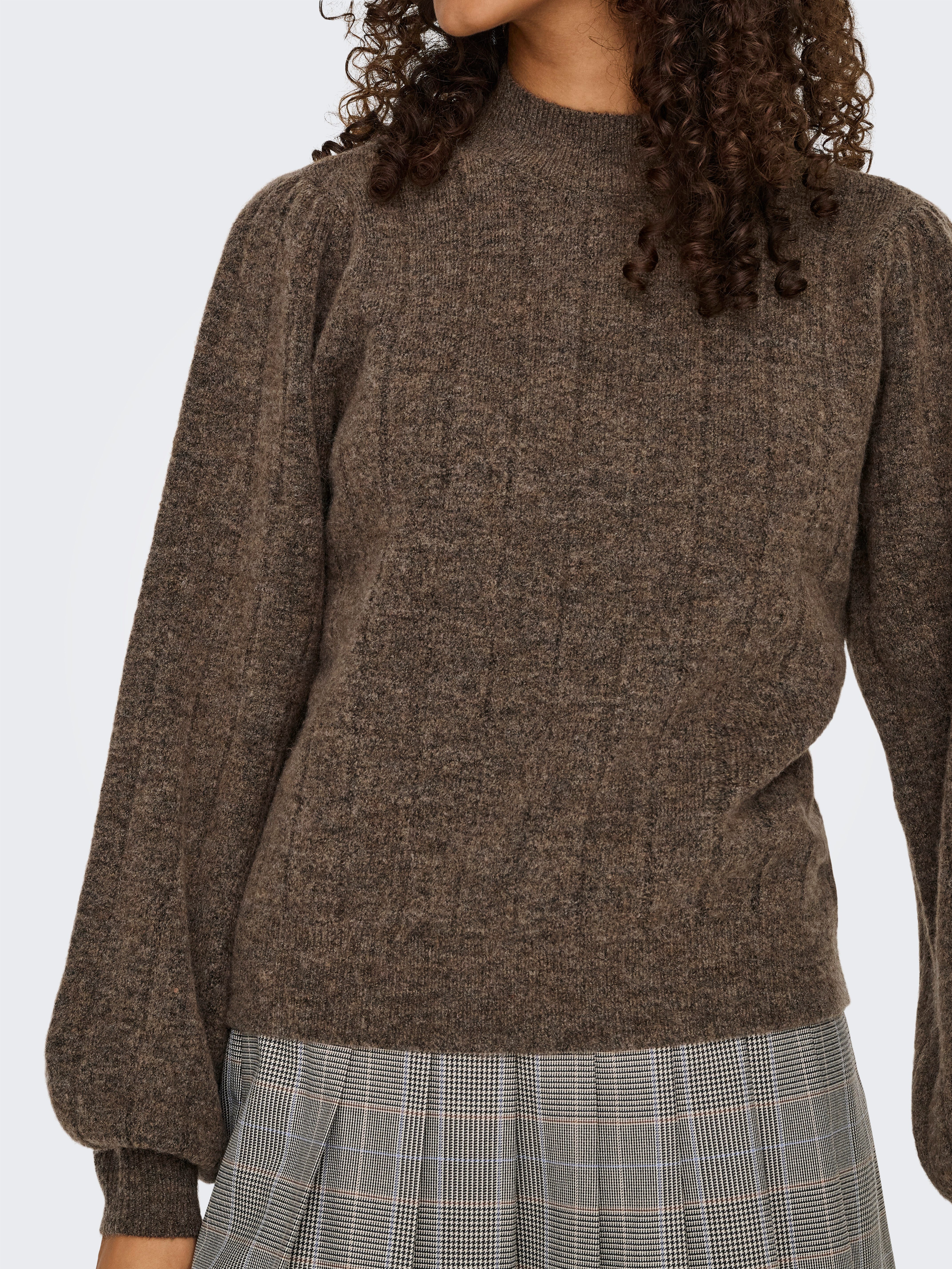 ONLY Strickpullover ONLFIRENZE LS HIGHNECK PULLOVER KNT NCA