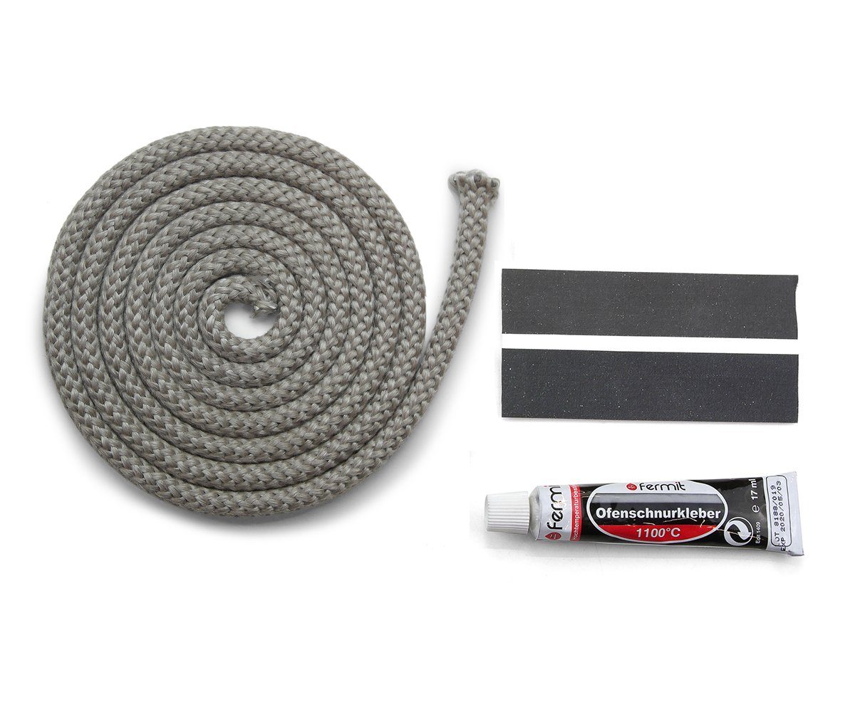 kaminXpert Dichtungsband - Türdichtung Set für Hark Avenso Kaminofen 2 m Ofendichtung