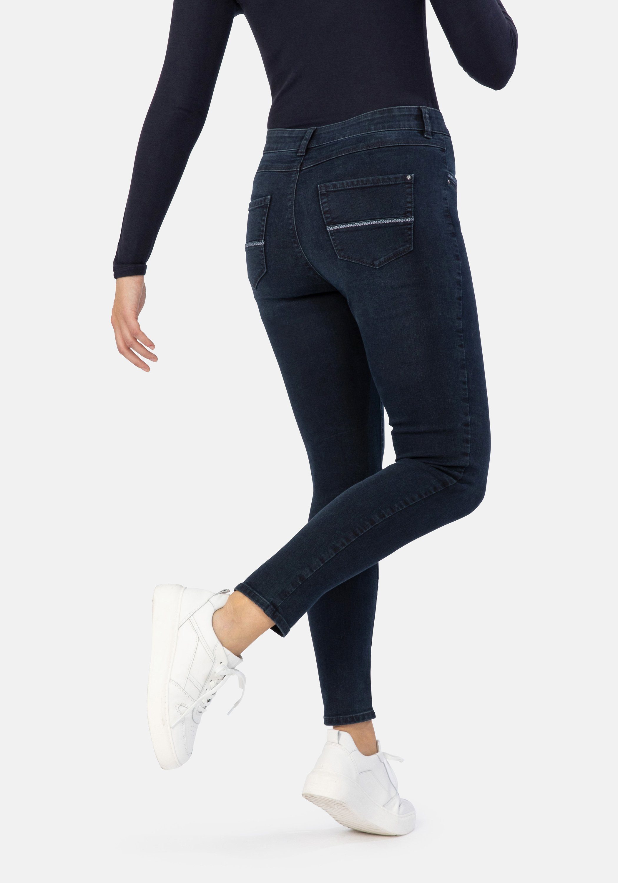 Fexxi 5-Pocket-Jeans authentic Skinny Rio STOOKER wash WOMEN Denim Fit indigo Move