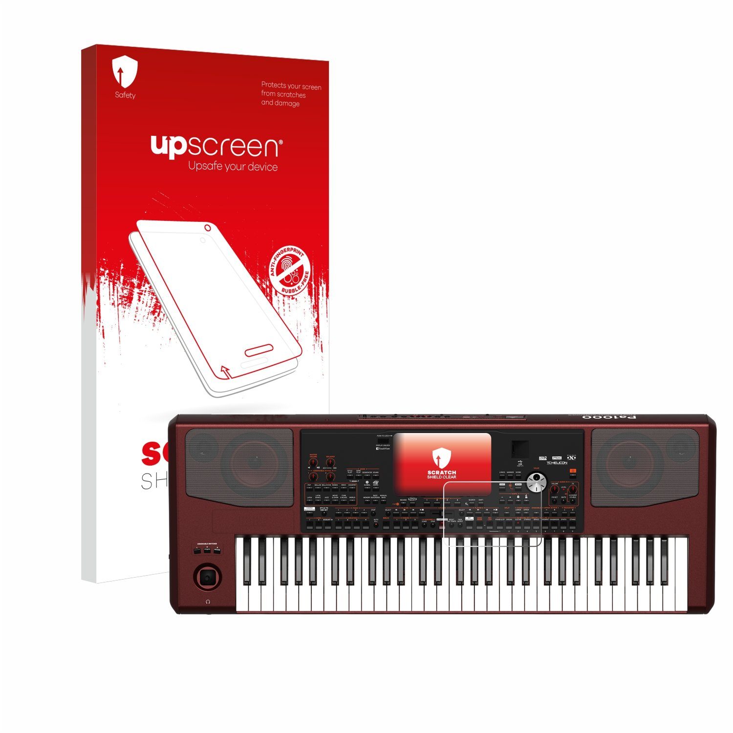 upscreen Schutzfolie für KORG Pa1000, Displayschutzfolie, Folie klar Anti-Scratch Anti-Fingerprint