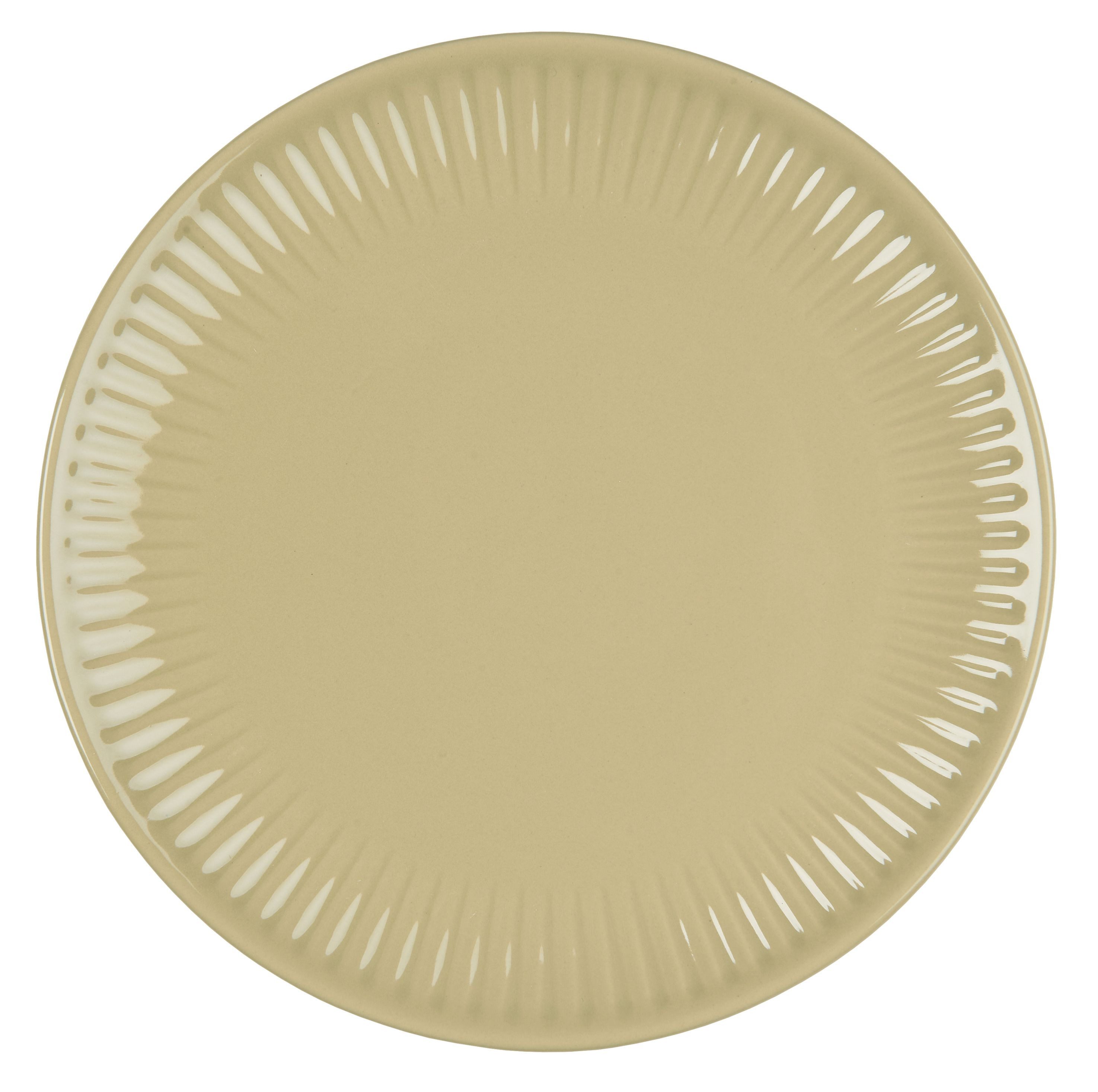 Ib Laursen Teller Teller Kuchenteller Frühstücksteller Mynte 19cm Rund Rille Ib Laursen