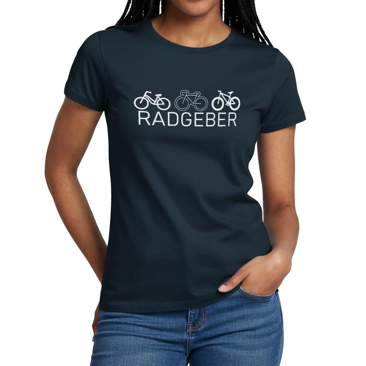 T-Shirt Radgeber, Fahrradhumor Frauen T-Shirt