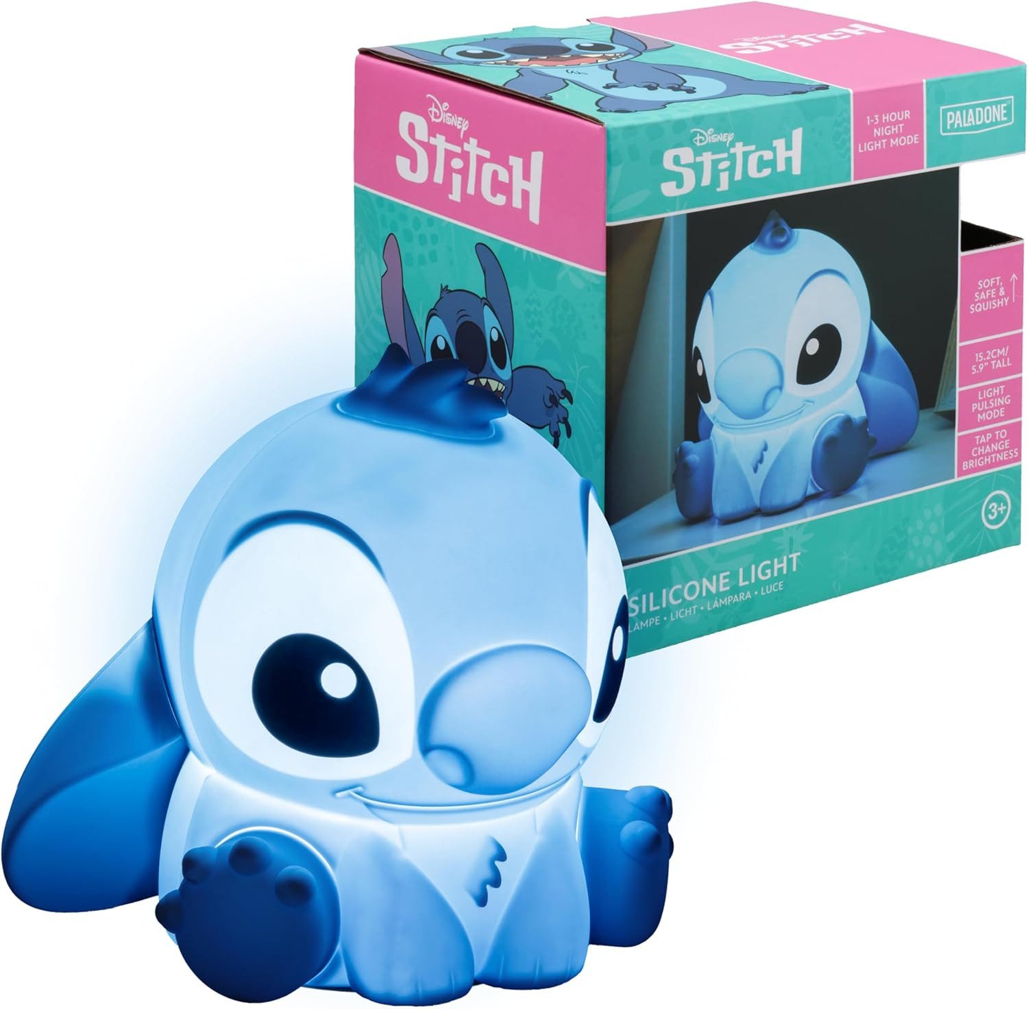 Paladone Dekolicht Stitch Squishy Silicone Lampe, LED fest integriert, Gefe günstig online kaufen