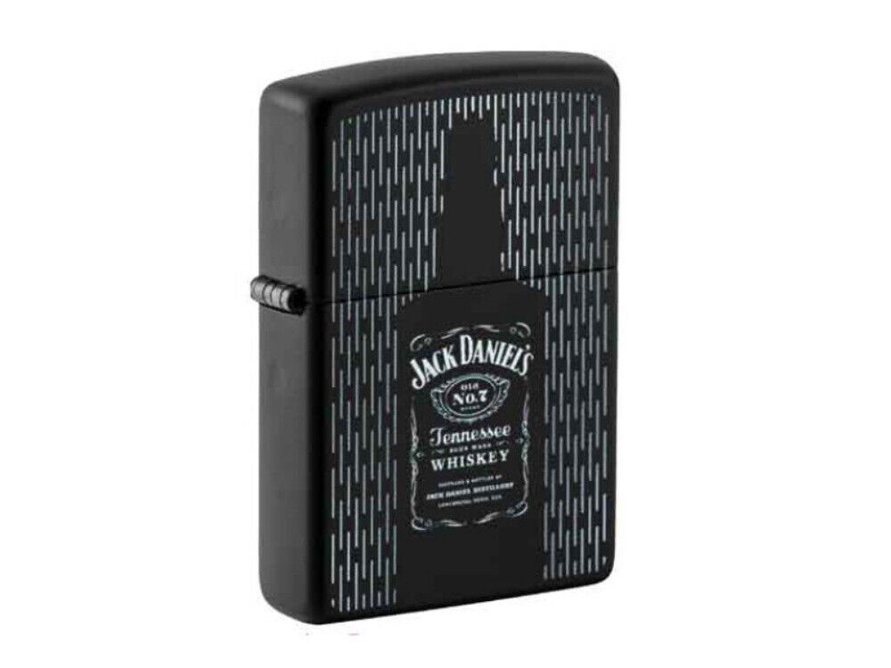 Westernlifestyle Feuerzeug Zippo Feuerzeug - Jack Daniel's Black Matte
