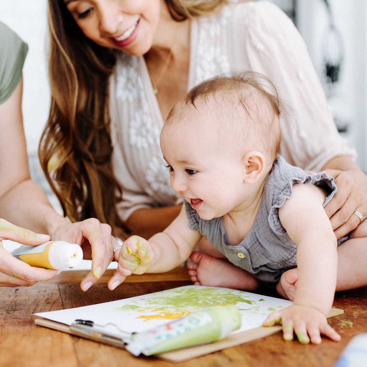 KINDACUTE Bastelfarbe Bio Stempelspaß 50ml Tube, Für Hand- und Fußabdrücke