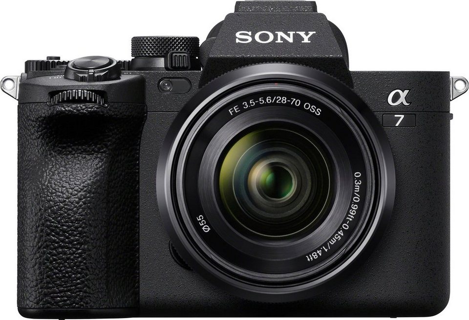 Sony ILCE-7M4K Systemkamera (Sony FE 28-70mm f3.5-5.6 OSS, 33 MP,  Bluetooth, WLAN), 7,5 cm (3 Zoll) Touchscreen-Display