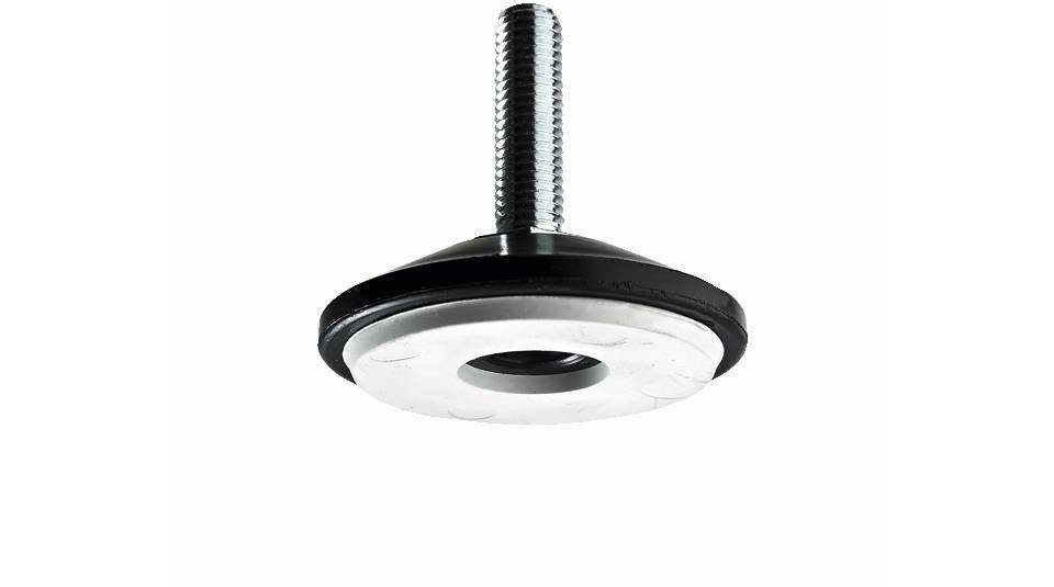 Vérin à Rotule Heico - Pied Métal/Plastique Diamètre 35 Mm - Filetage M10 X 30