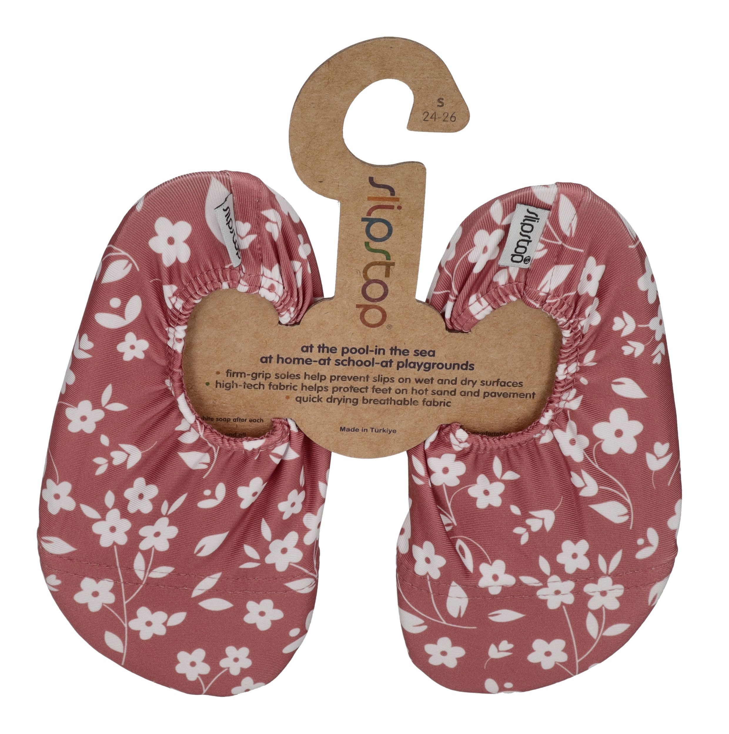 Slipstop STONE FLOWER Badeschuh Rotbraun