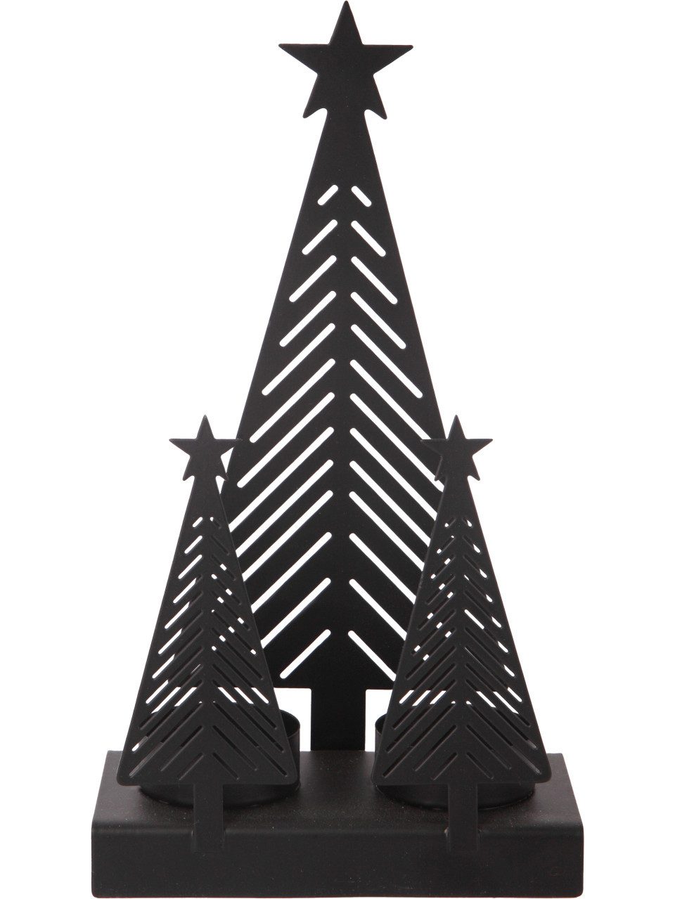 Trend Line Kerzenhalter Kerzenhalter Tannenbaum mit Stern Metall 22 x 13 günstig online kaufen