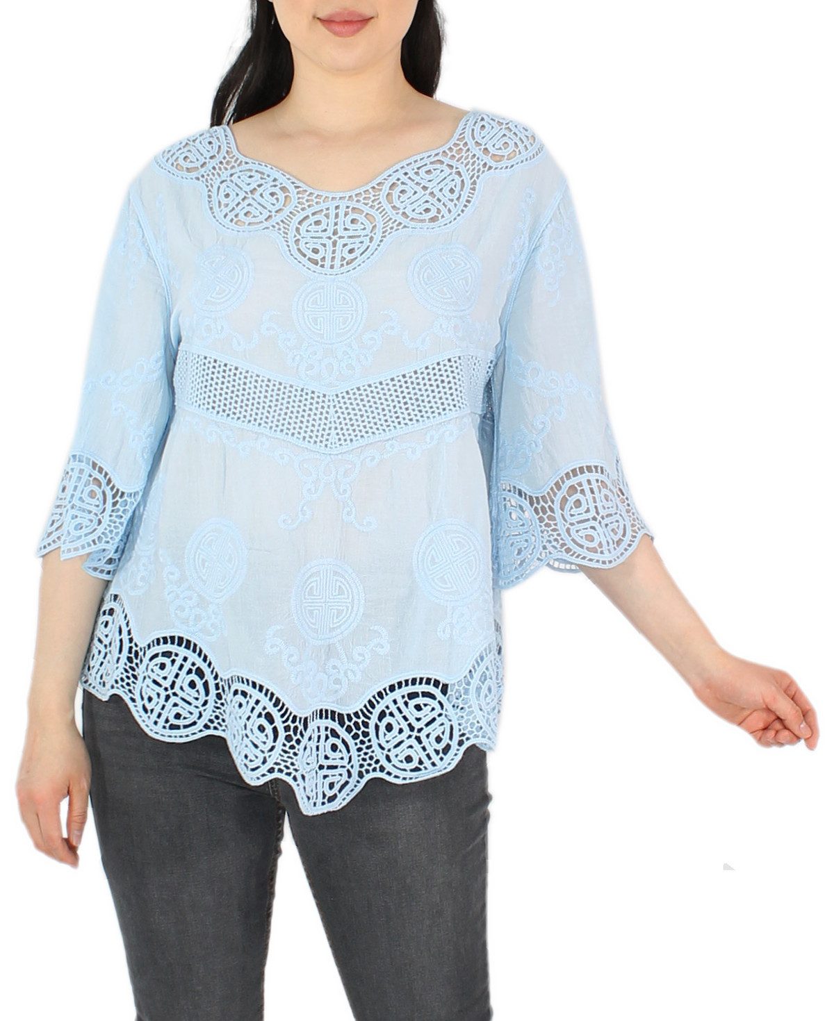 dy_mode Tunika Damen Tunika 3/4 Arm günstig online kaufen