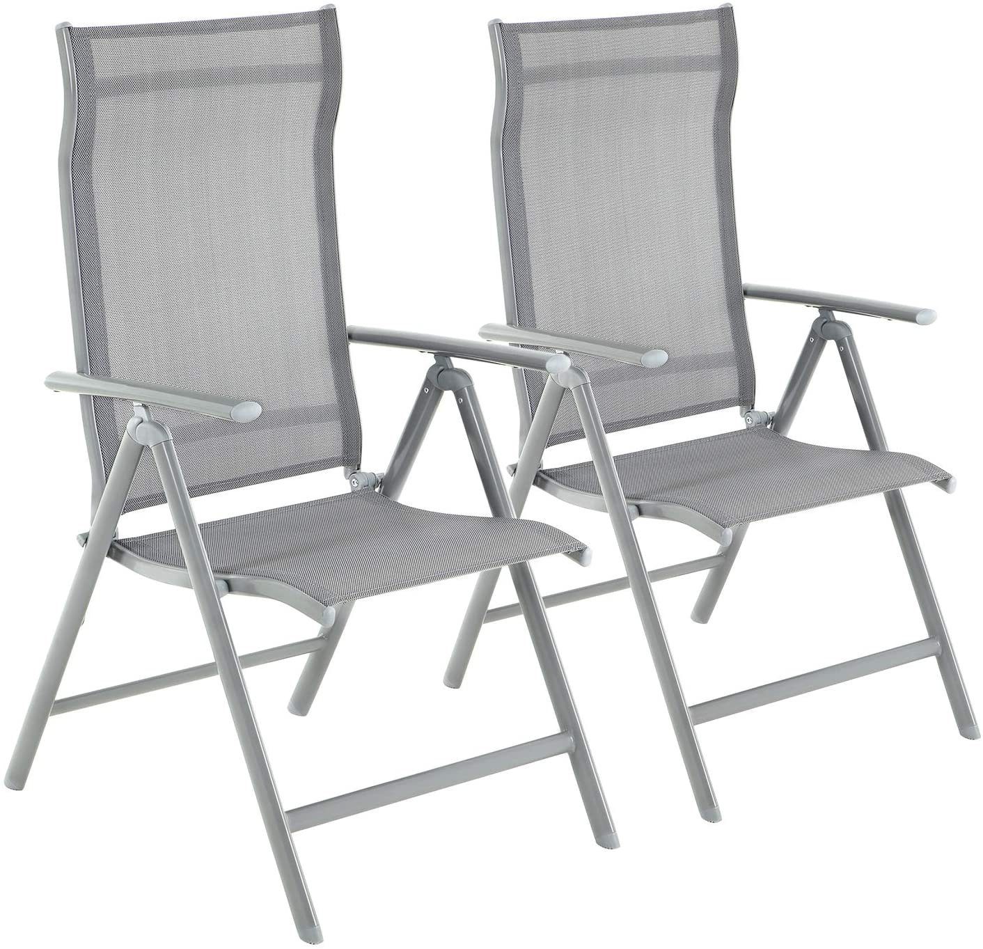 SONGMICS Gartenstuhl (2 St), 8-fach verstellbare günstig online kaufen