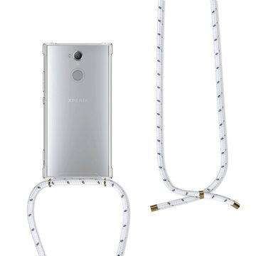 kwmobile Handyhülle Necklace Case für Sony Xperia XA2, Hülle Silikon mit Handykette - Band Handyhülle