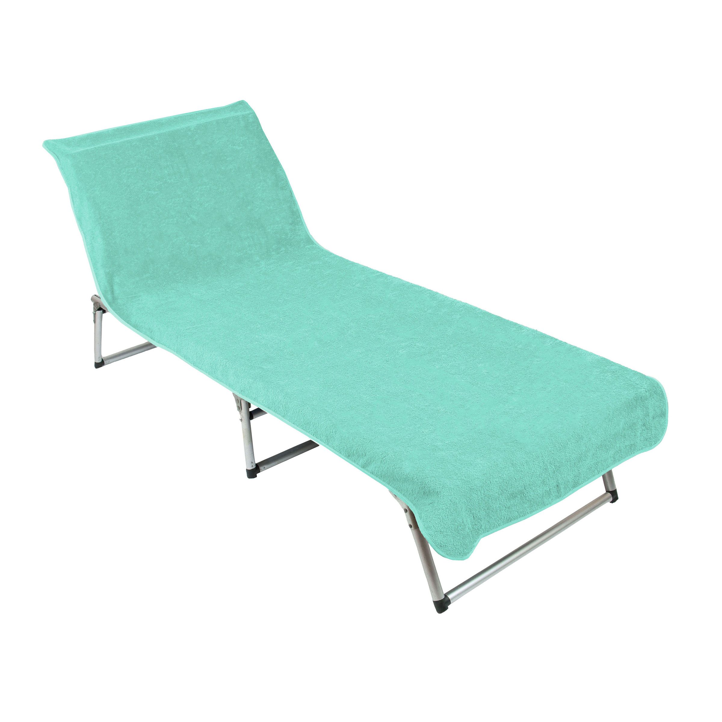ZOLLNER Strandtuch, Mikrofaser (1-St), 80 x 215 cm, 100% Baumwolle, Liegenbezug auch für Sonnenliege