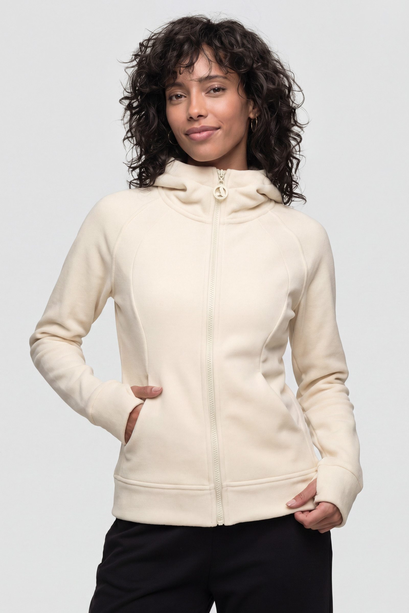 Alife & Kickin Fleecejacke Damen AyuAK F Fleecejacke Kapuze, Jacke Weiches Fleece mit Kapuze, Eingrifftaschen und Reißverschluss