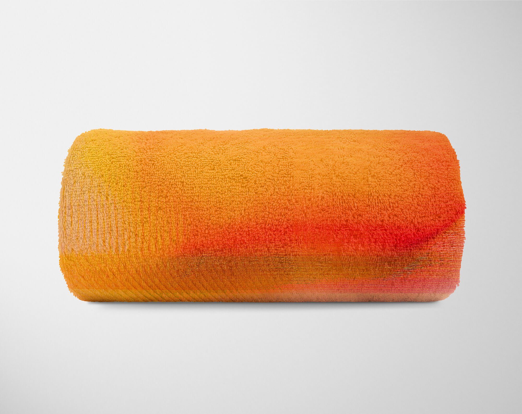 Motiv, Baumwolle-Polyester-Mix Saunatuch Strandhandtuch (1-St), mit Handtücher Art Enigma Sinus Handtuch abstrakten Kuscheldecke Handtuch