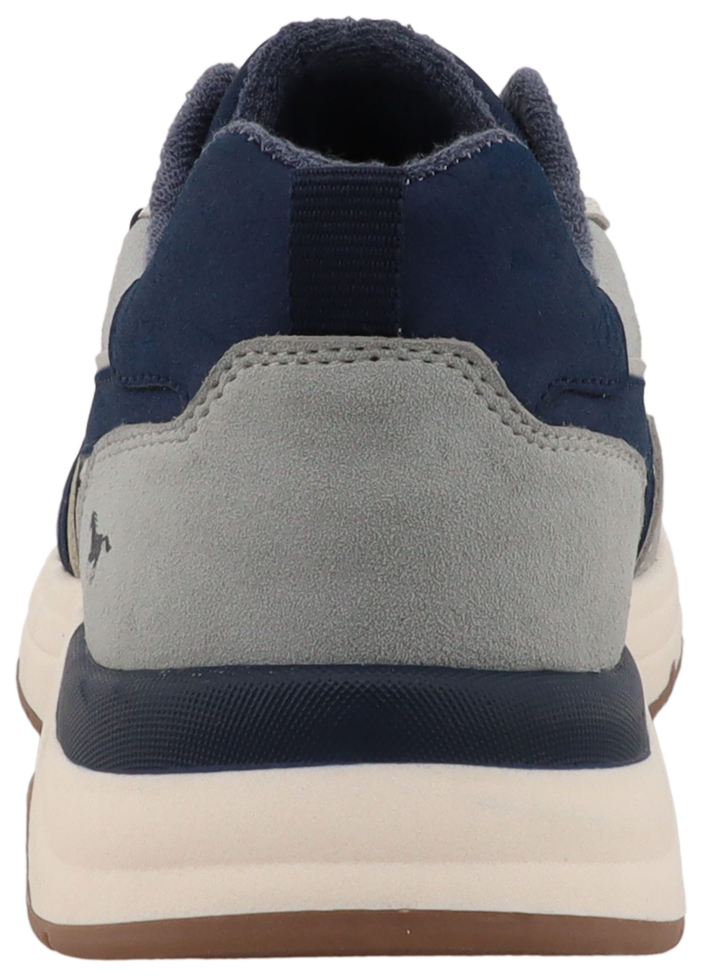 Mustang Shoes Giacinto Sneaker Freizeitschuh, Halbschuh, Schnürschuh im modischen Kontrast-Look