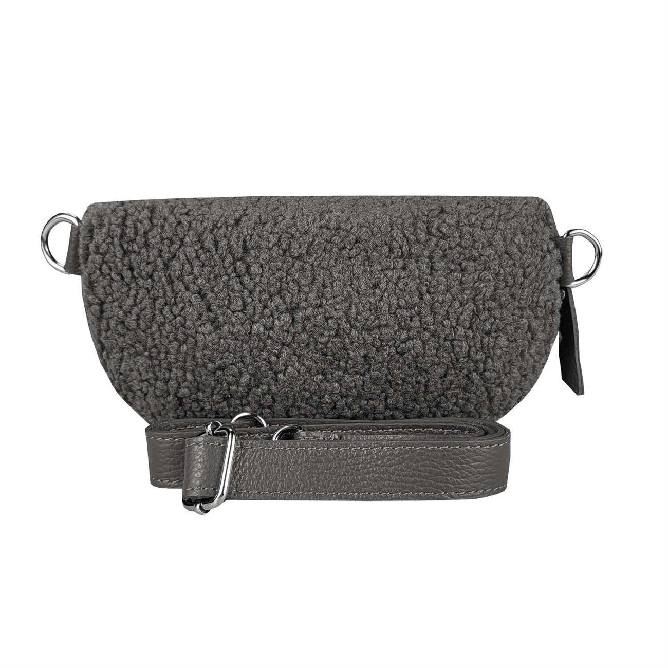 ITALYSHOP24 Bauchtasche Damen Fell Leder Gürtel günstig online kaufen