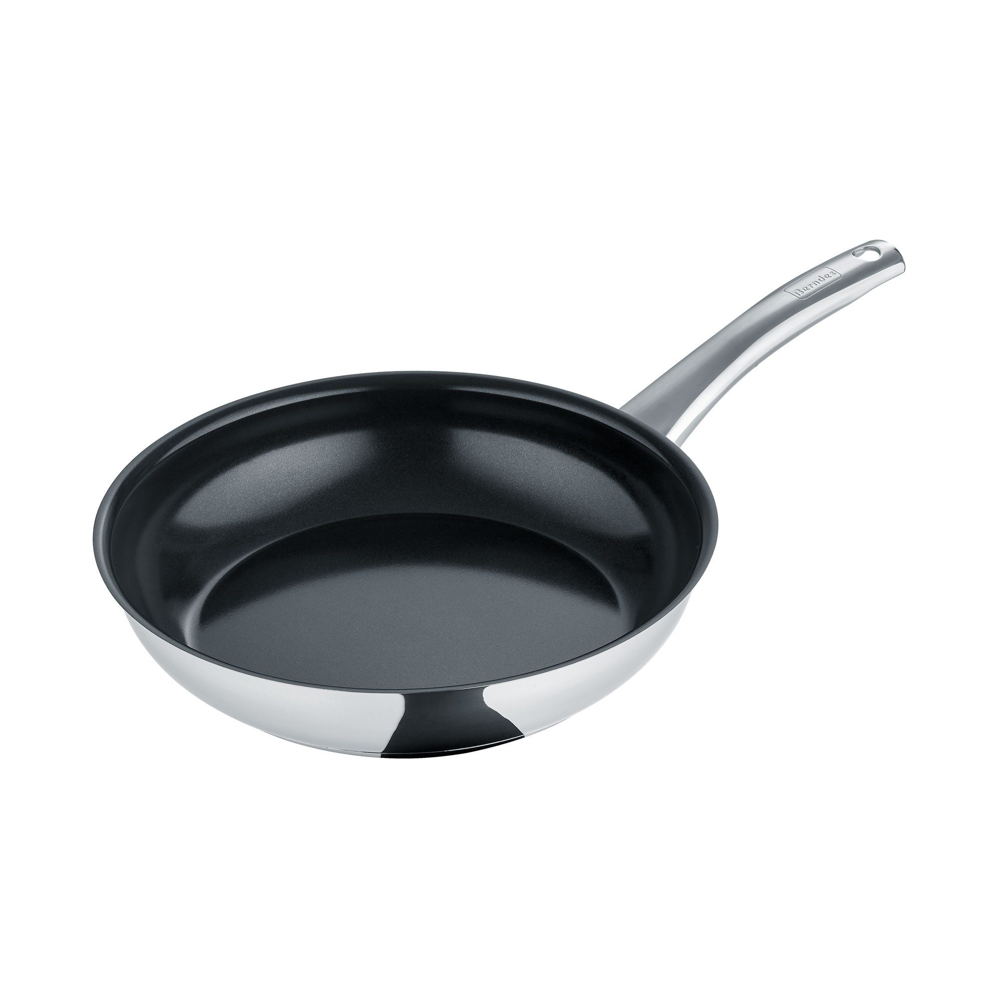 Berndes Bratpfanne 26cm, Edelstahl, poliert - b.brilliant PFAS-frei, Edelstahl