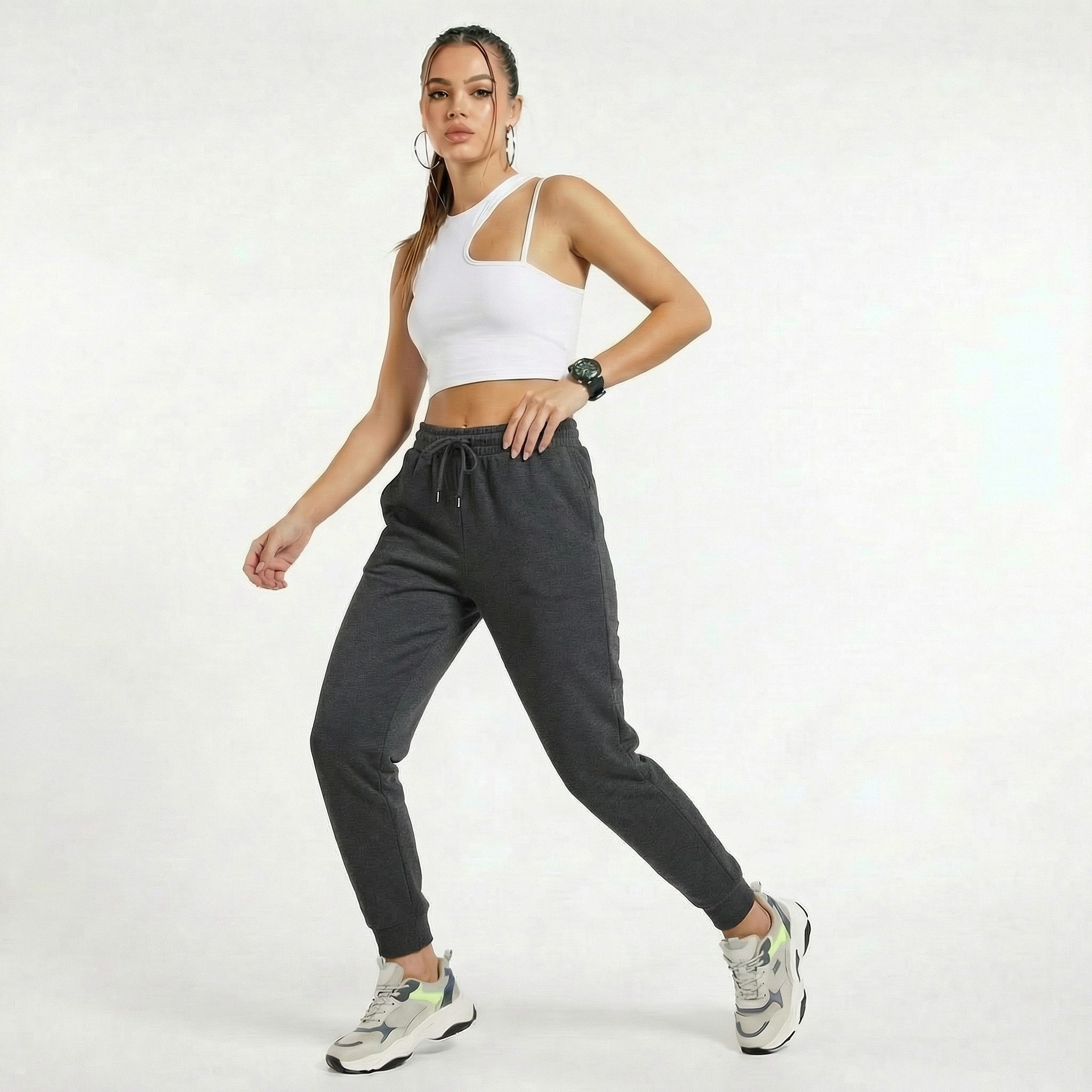 R-CAMP Jogginghose Jogginghose Damen Slim Fit Freizeithose Frauen (1-tlg) B günstig online kaufen