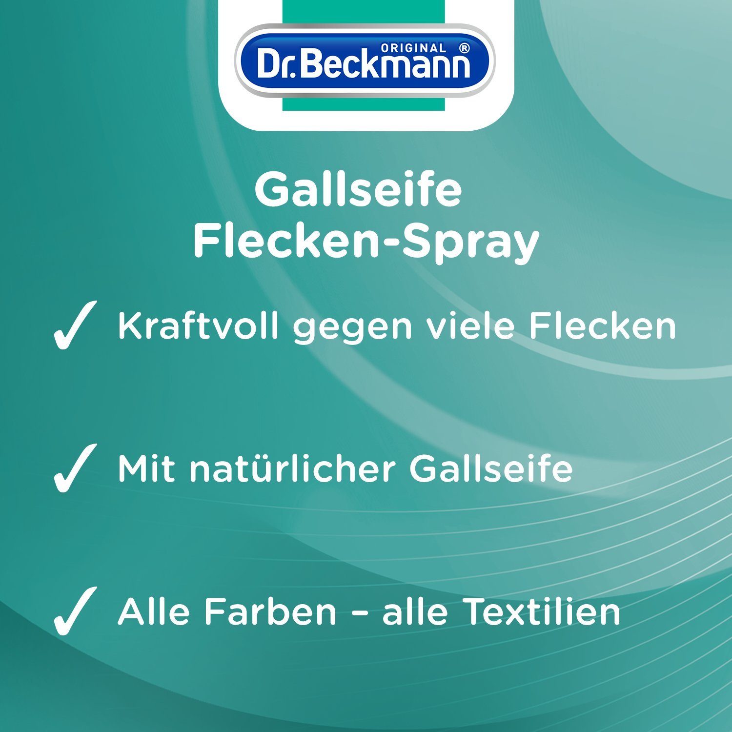 Dr. Beckmann Gallseife Flecken-Spray, echter, (1-St) natürlicher 1x Gallseife, Polsterreiniger ml Mit 250