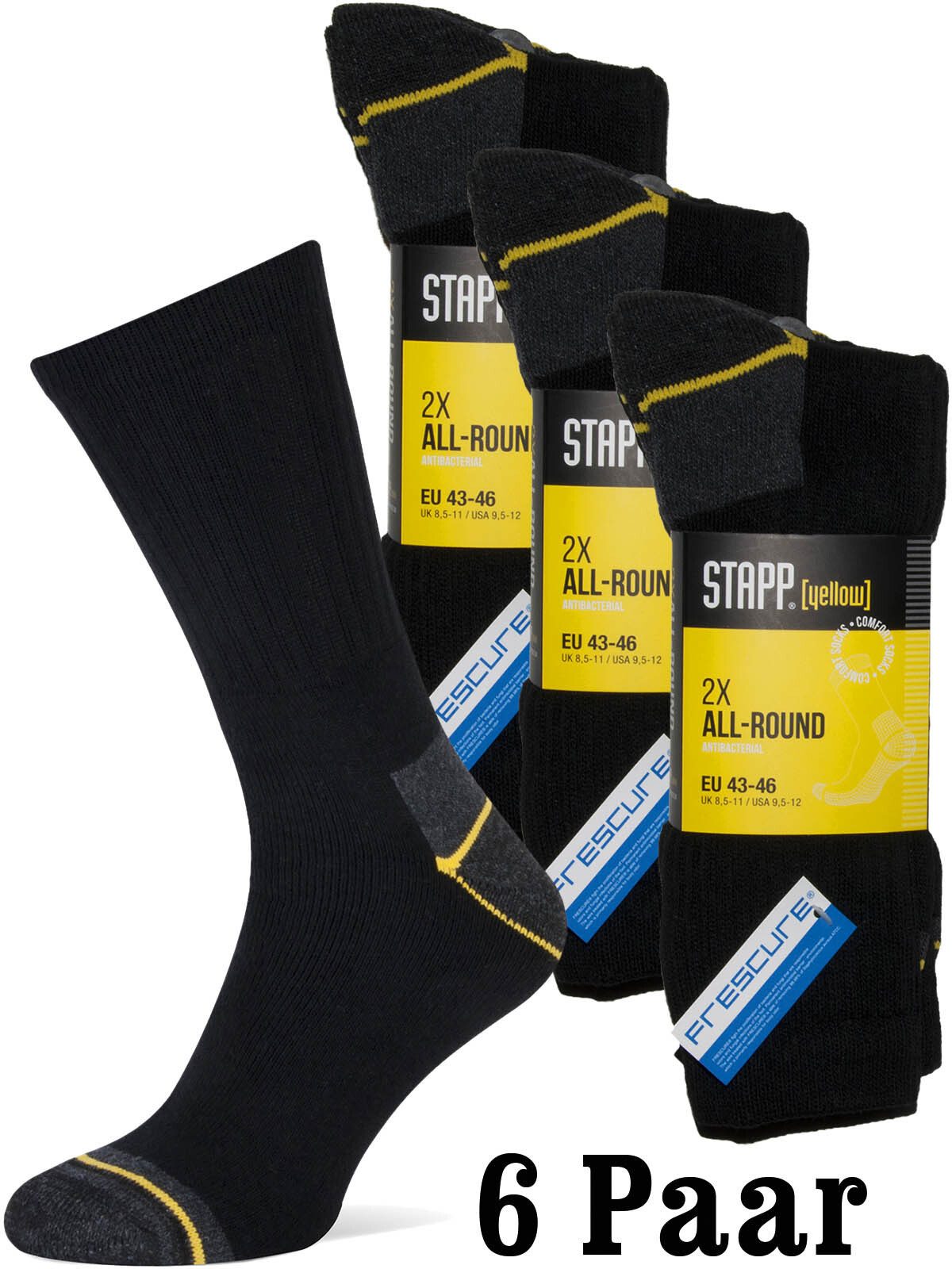 Arbeitssocken 4410 Stapp Yellow Allround