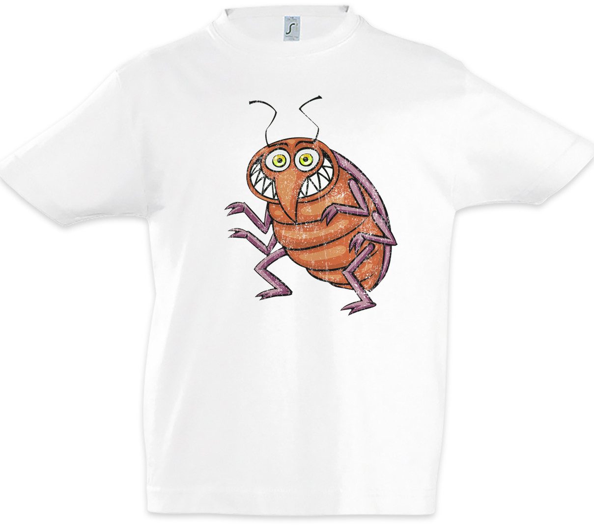 Print-Shirt Bed Bug Kinder T-Shirt Käfer Bettwanze Wanze Schädling Schabe