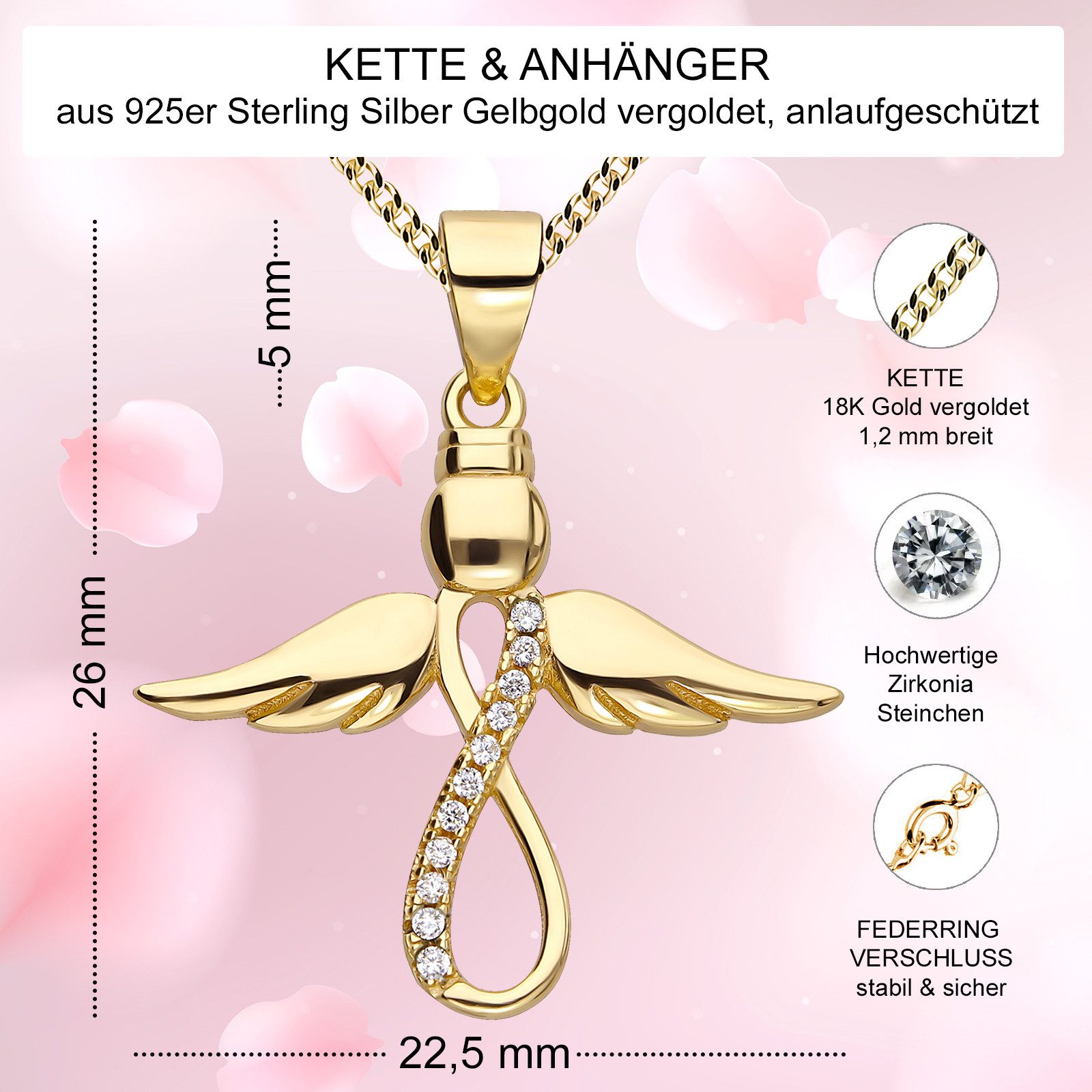 AMERITA Kette mit Anhänger 925 Silber günstig online kaufen