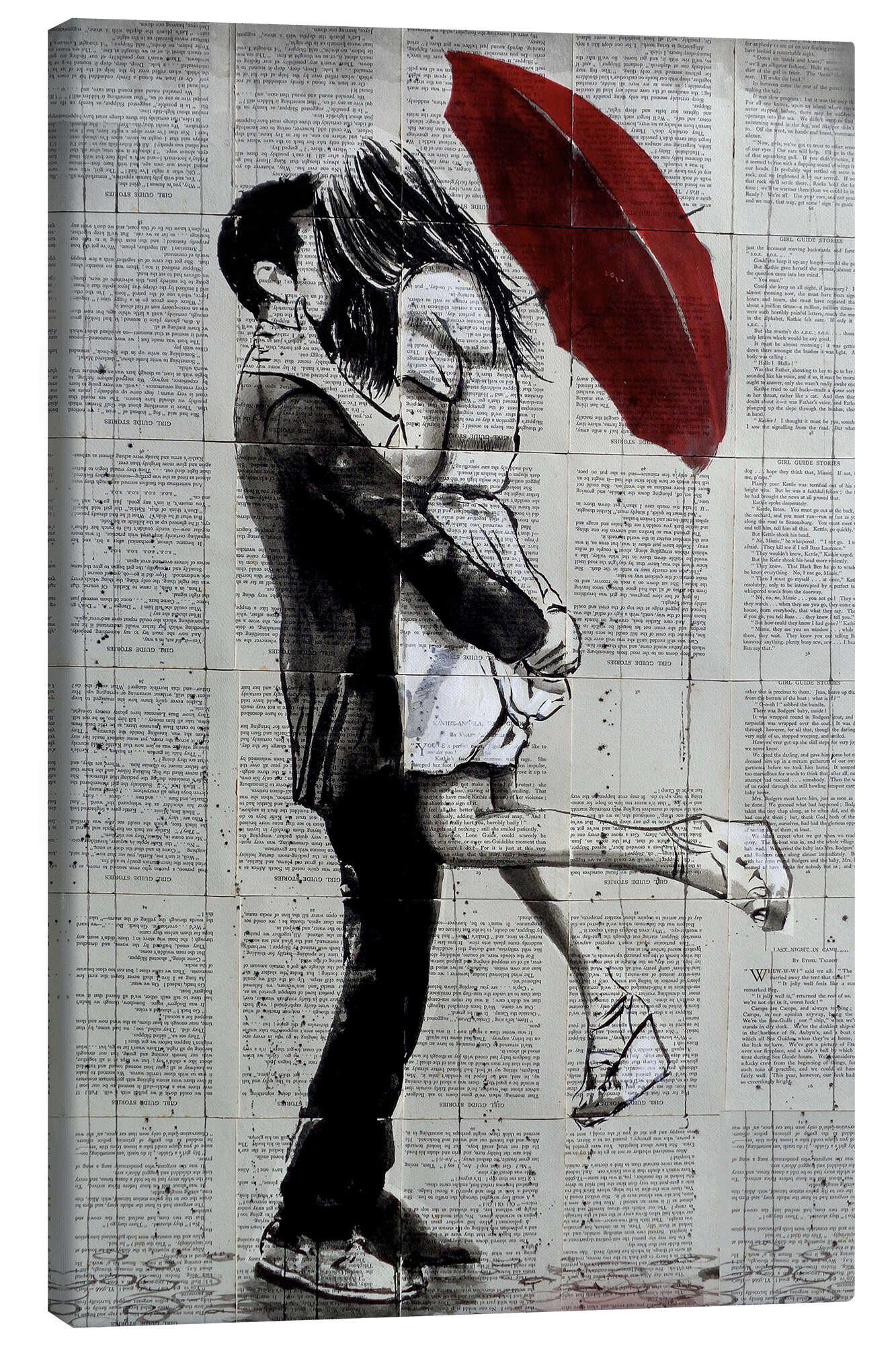 Posterlounge Wandbild Forever Romantics, Loui Jover, erhältlich als Poster, Leinwandbild, Wandsticker oder Acrylglasbild