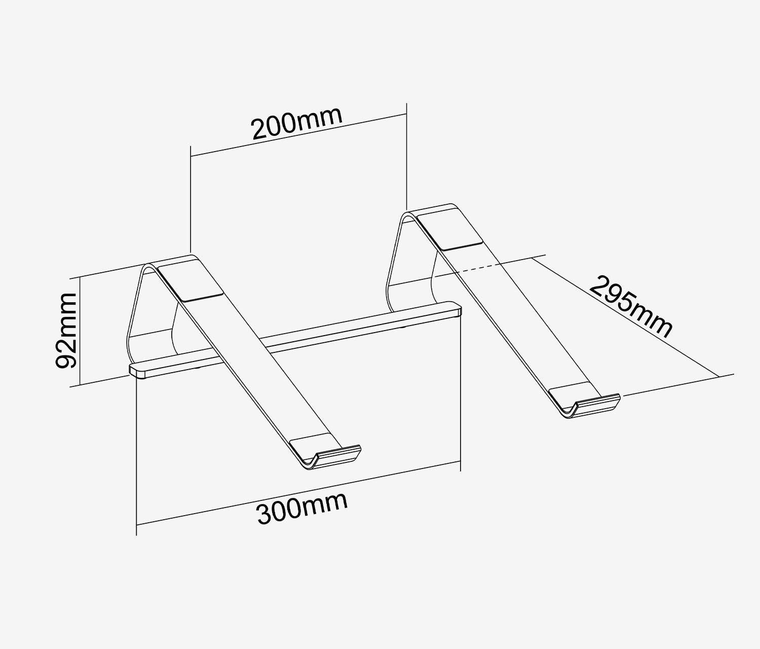 Ergolutions Monitorständer Laptopständer Aluminium, (5 Jahre Garantie / Minimalistisch / Hochwertig) – Bild 2 von 5