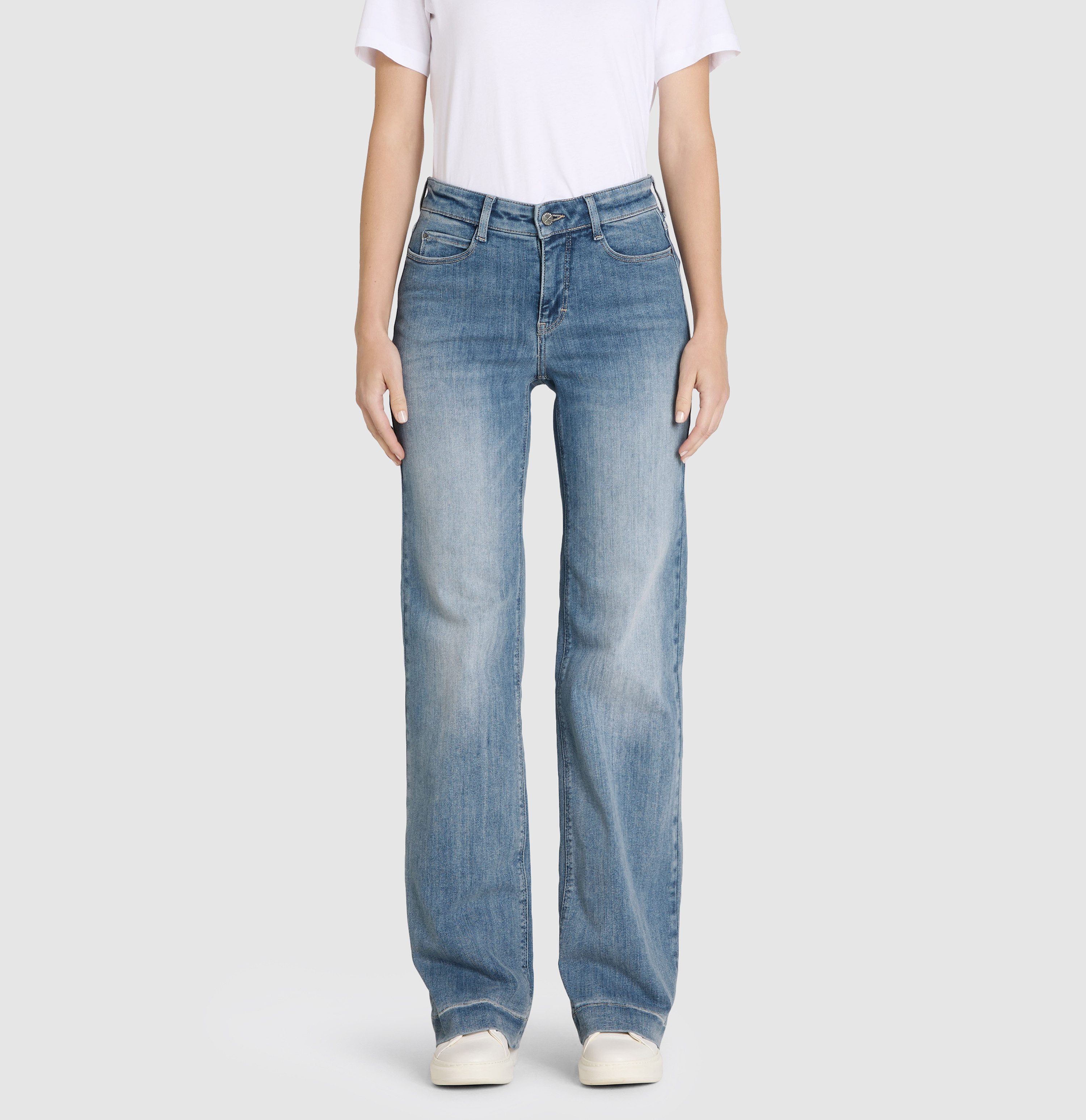 MAC Weite Jeans Dream Wide authentic mit formendem Shaping-Effekt