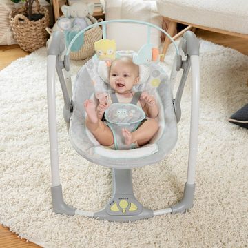 ingenuity Babyschaukel Swing'n Go, Hugs & Hoots, tragbar
