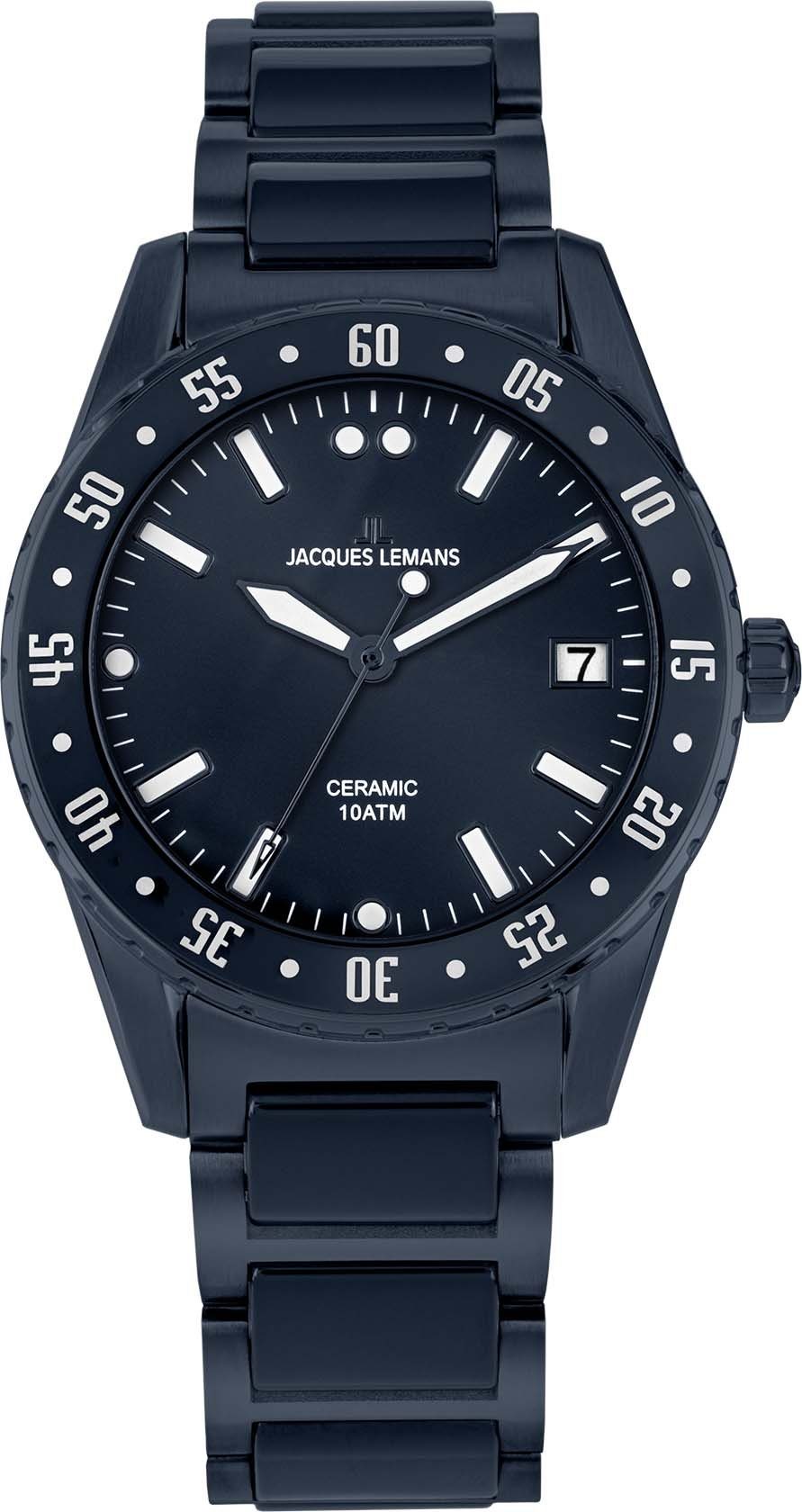 Jacques Lemans Keramikuhr Liverpool 42-10E, Quarzuhr, günstig online kaufen
