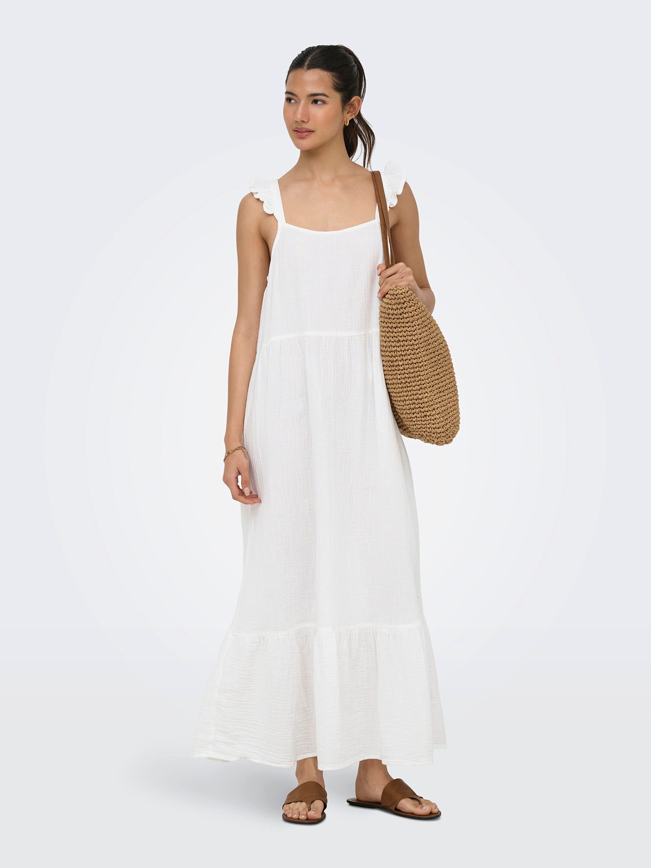 ONLY Maxikleid ONLThyra (1-tlg) Volant