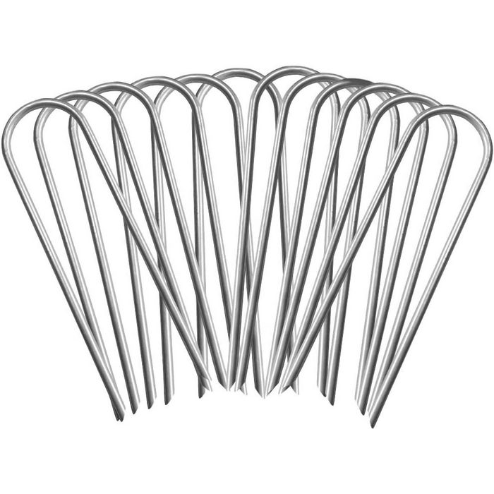 Devenirriche Eckpfosten 12PCS Blanketown Trampolin-Windpfähle aus verzinktem Stahl