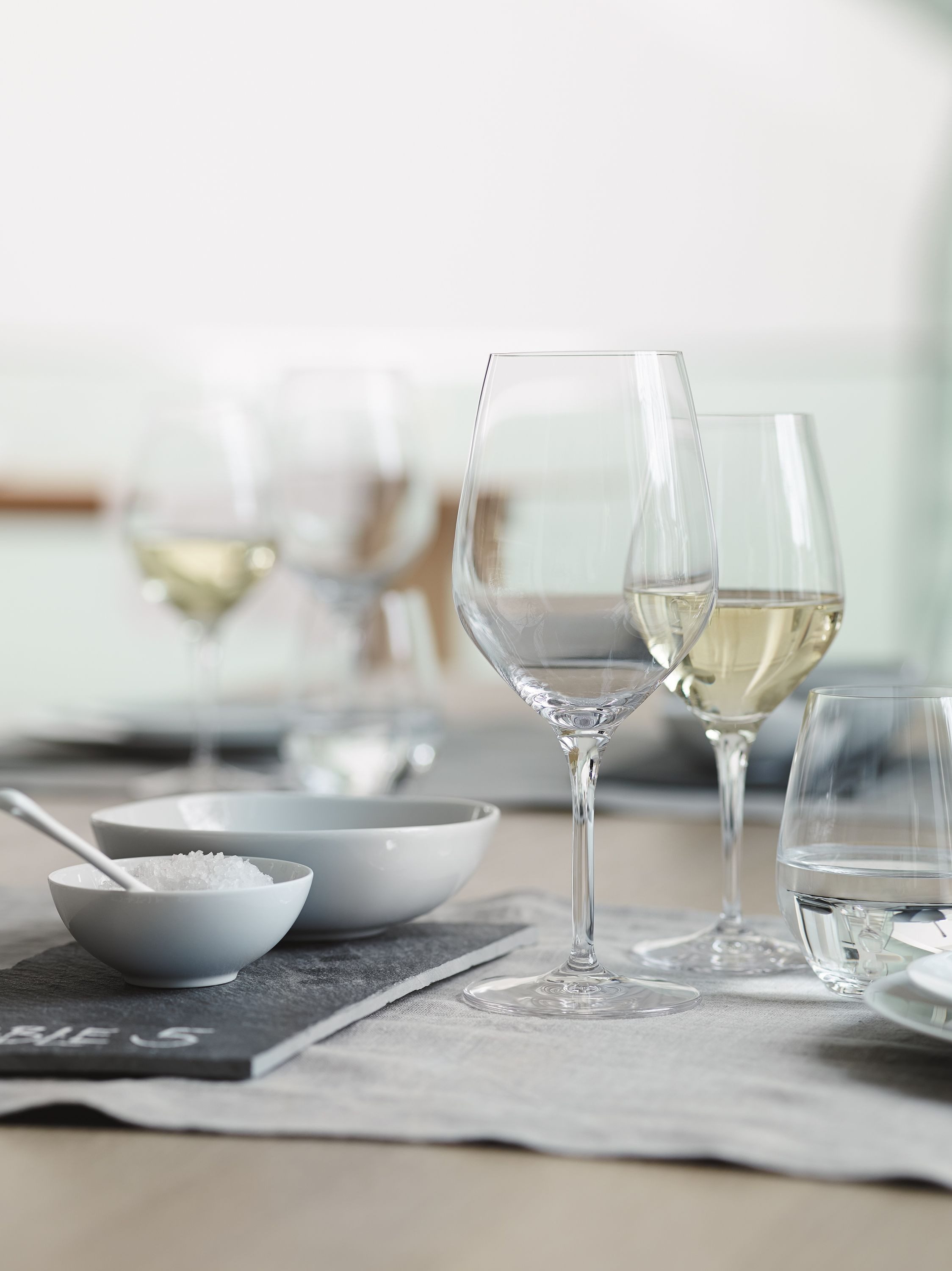 SPIEGELAU Glas Authentis Weißweinglas-Set, 4-tlg., Kristallglas