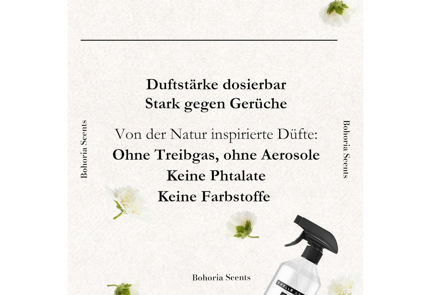 Thumbnail - BOHORIA Raumduft Raumspray Fresh Cotton 500ml Frische Wäsche Raumduft Lufterfrischer