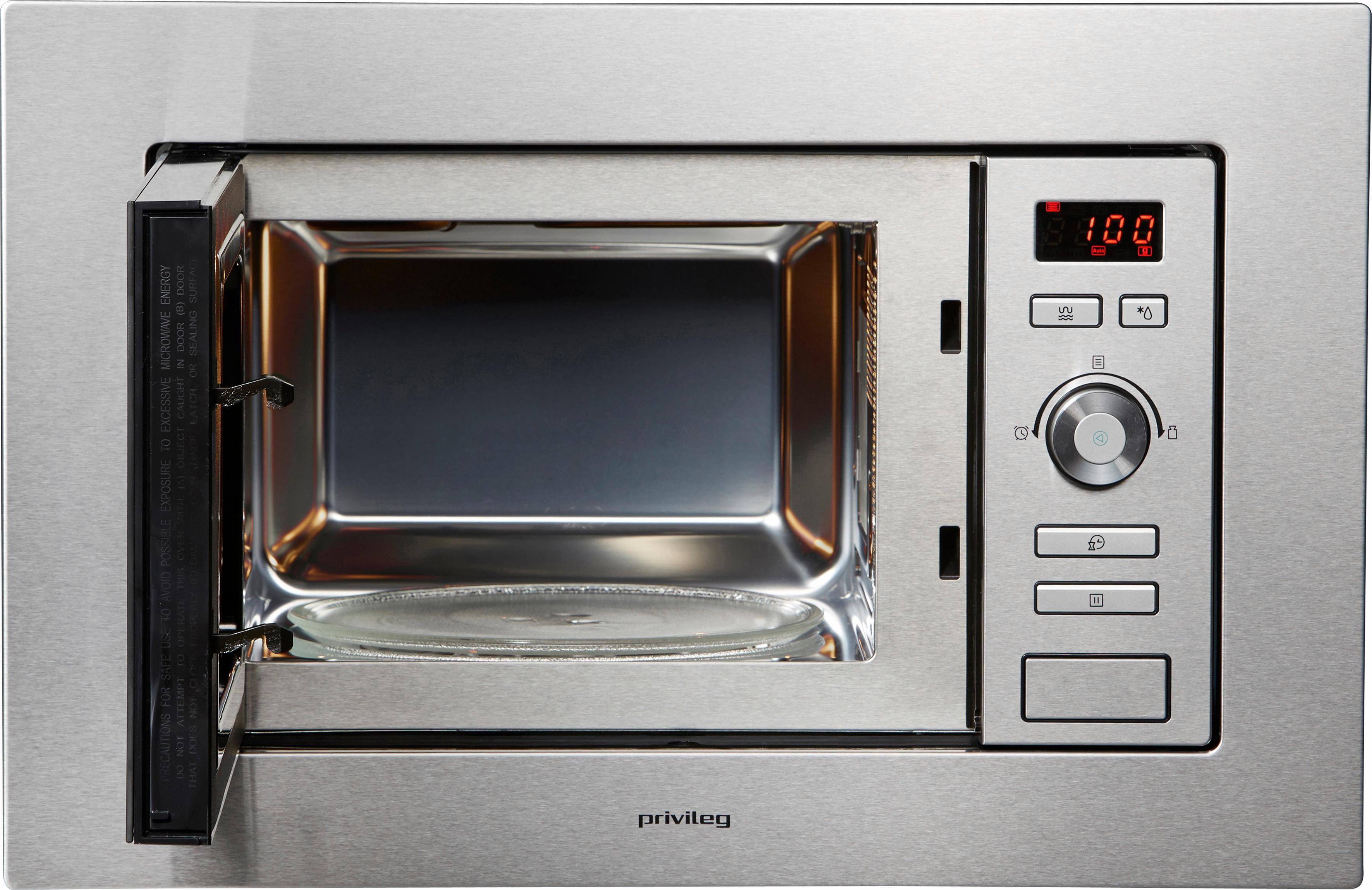 Privileg Einbau-Mikrowelle AG820B8Q, Grill, 20 l