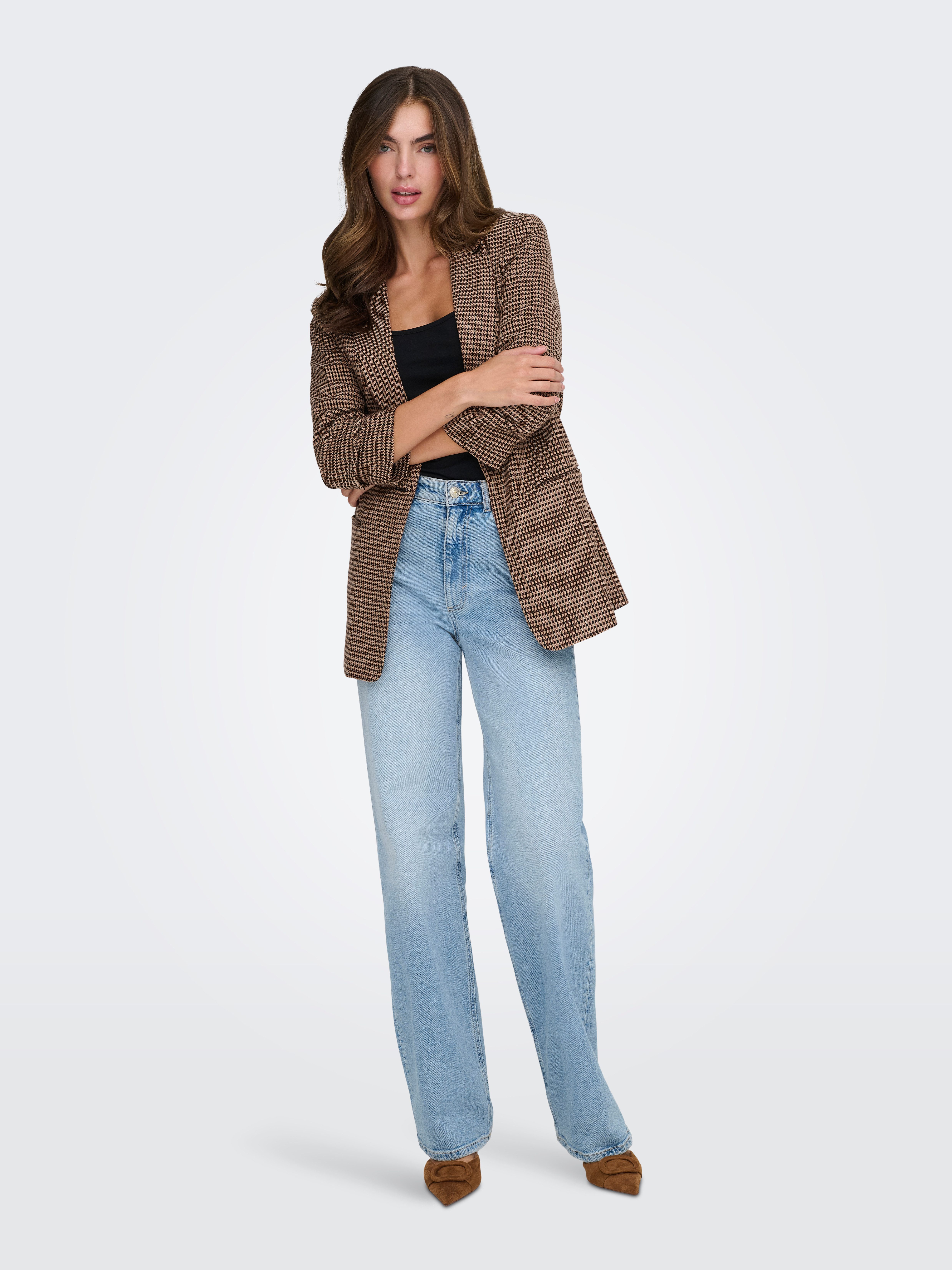 ONLY Kurzblazer ONLLETTIE LIFE 3/4 CHECK BLAZER TLR – Bild 4 von 5