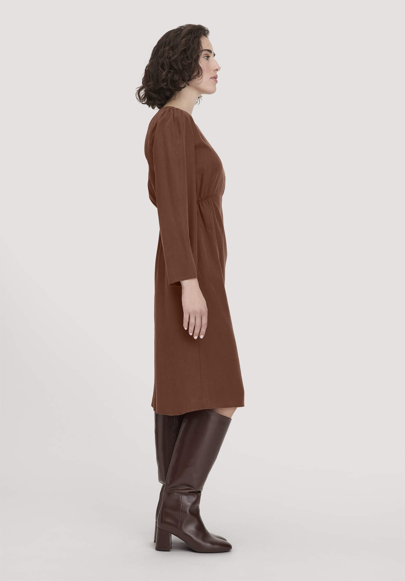 Hessnatur A-Linien-Kleid aus reinem TENCEL™ Lyocell (1-tlg)