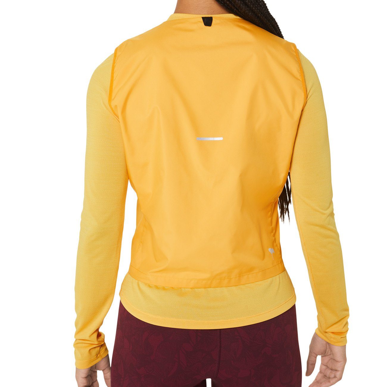 Asics Funktionsjacke Asics Runkoyo Padded Vest Damen Tiger Yellow