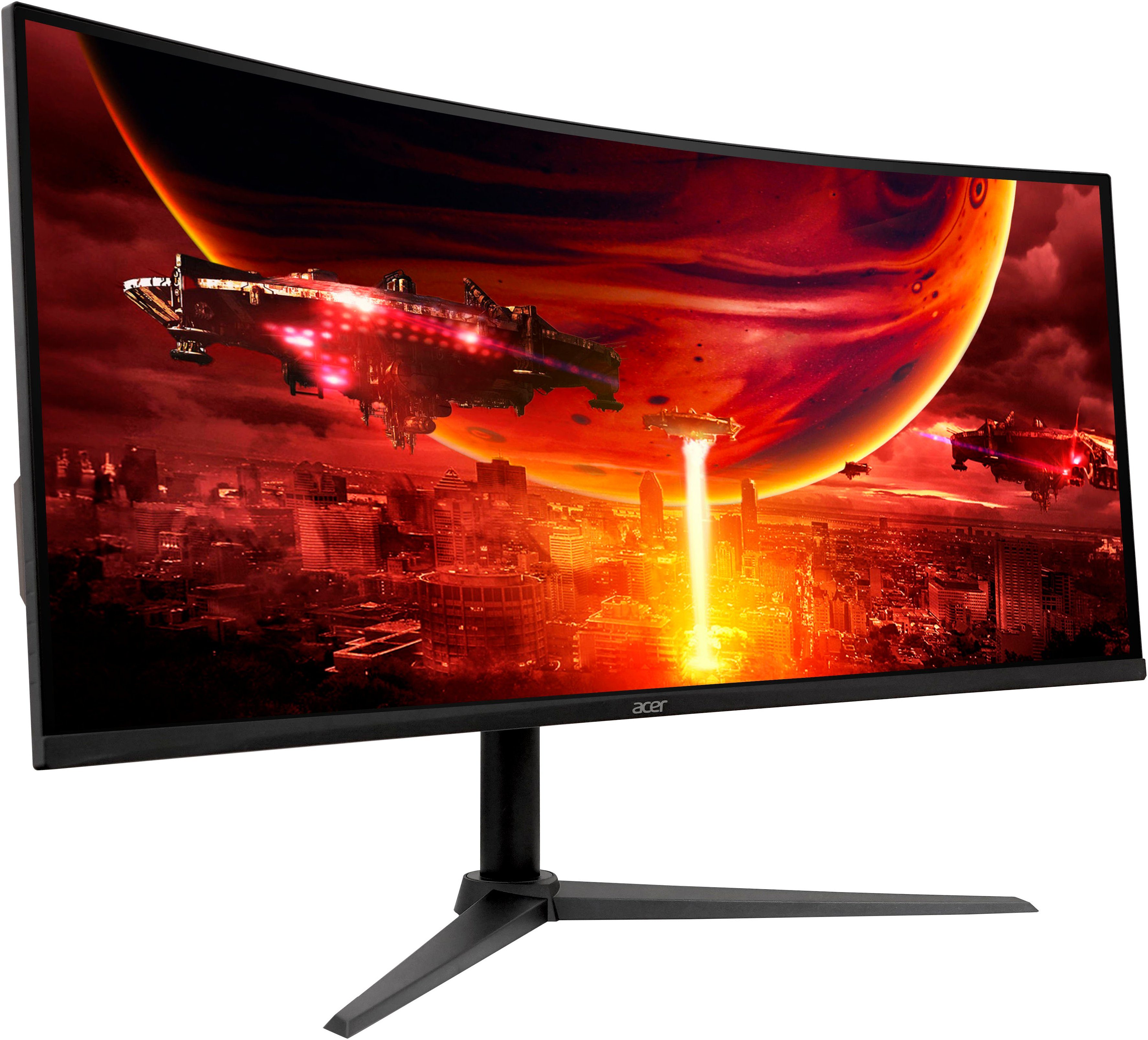 Acer ED340CU S Curved-Gaming-Monitor (87 cm/34 ", 3440 x 1440 px, UWQHD, 1 ms Reaktionszeit, 180 Hz, VA LED)