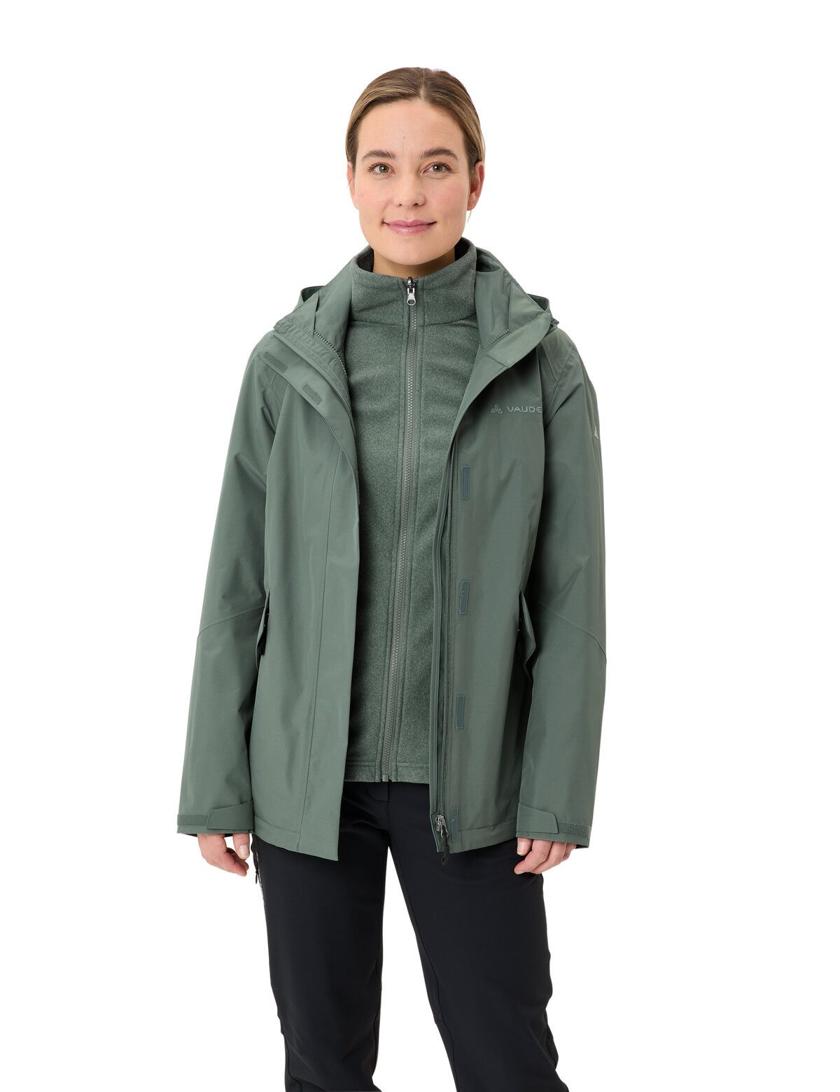 VAUDE 3-in-1-Funktionsjacke WOMEN'S ROSEMOOR 3IN1 JACKET II (2-St) Wasserdi günstig online kaufen