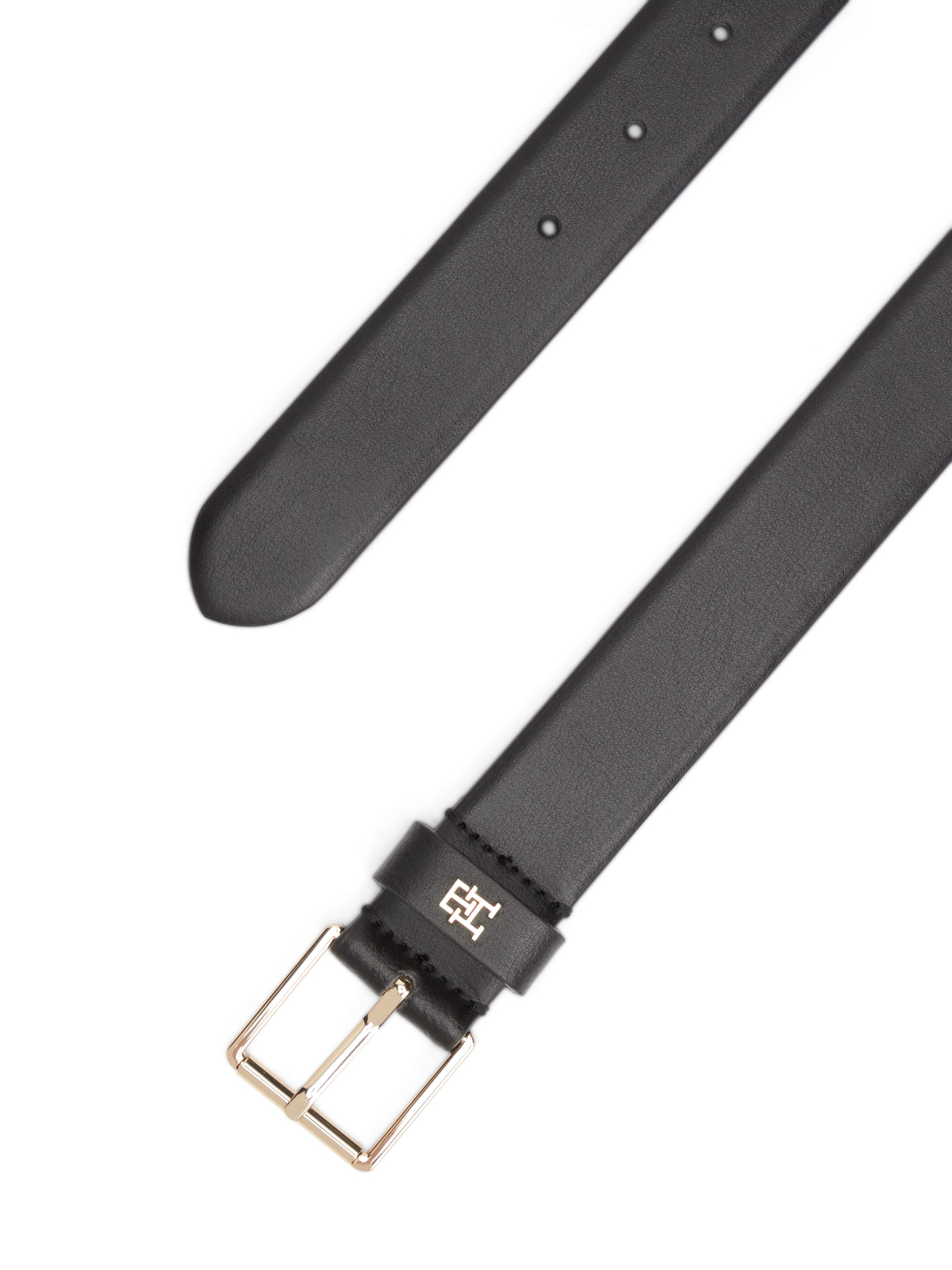 Tommy Hilfiger Ledergürtel TH SQUARE 3 cm breit mit quadratischer Schnalle, Breite: 3cm