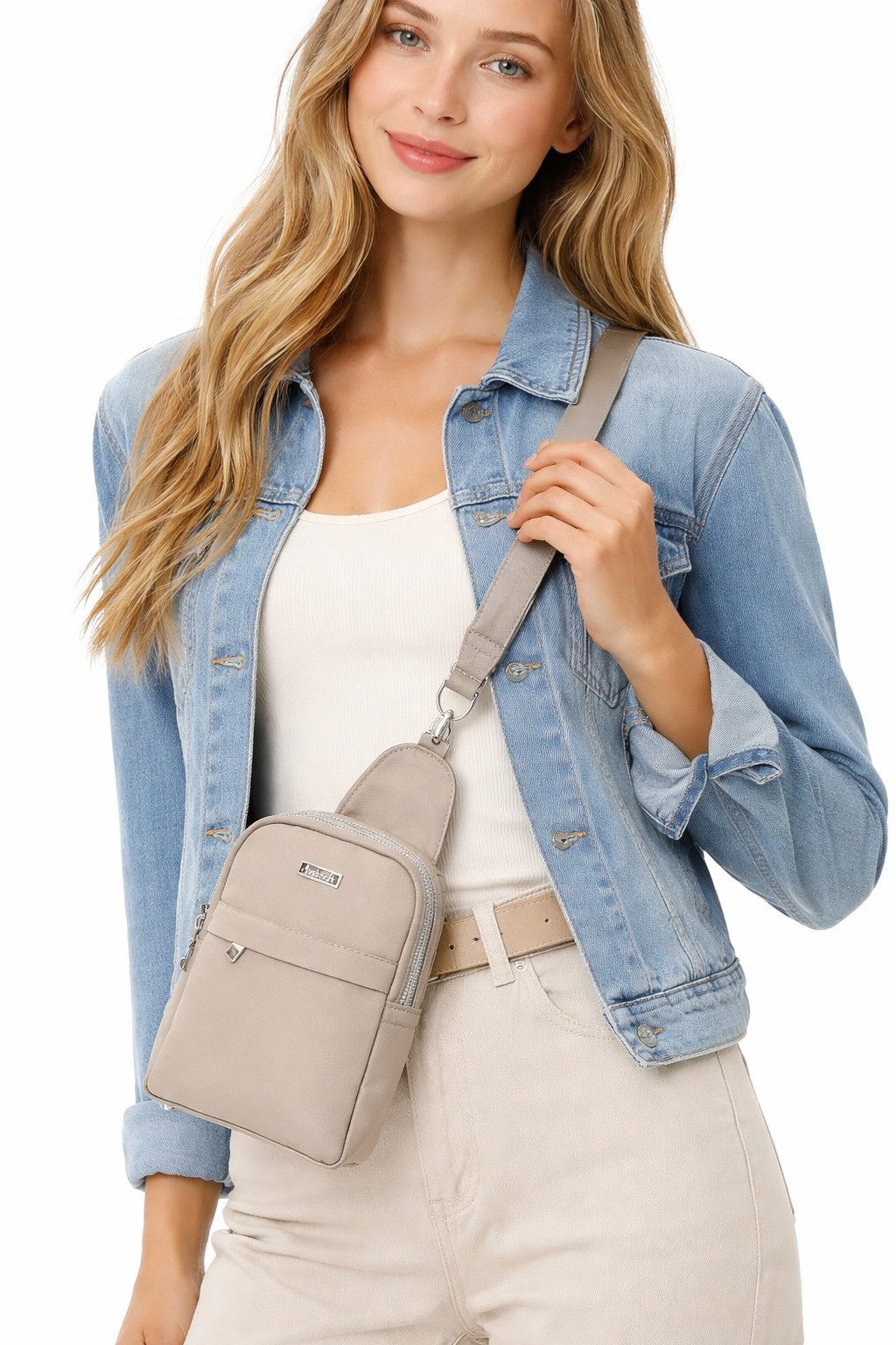 Antonio Umhängetasche Antonio Umhängetasche Handy Bag Handytasche verschiedene Farben Weiss