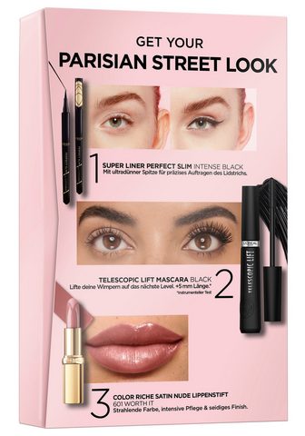 L'ORÉAL PARIS Schmink-Set L'Oréal Paris Paris stilius Make-Up rinkinys su vielseitigen Kombinationsmöglichkeiten
