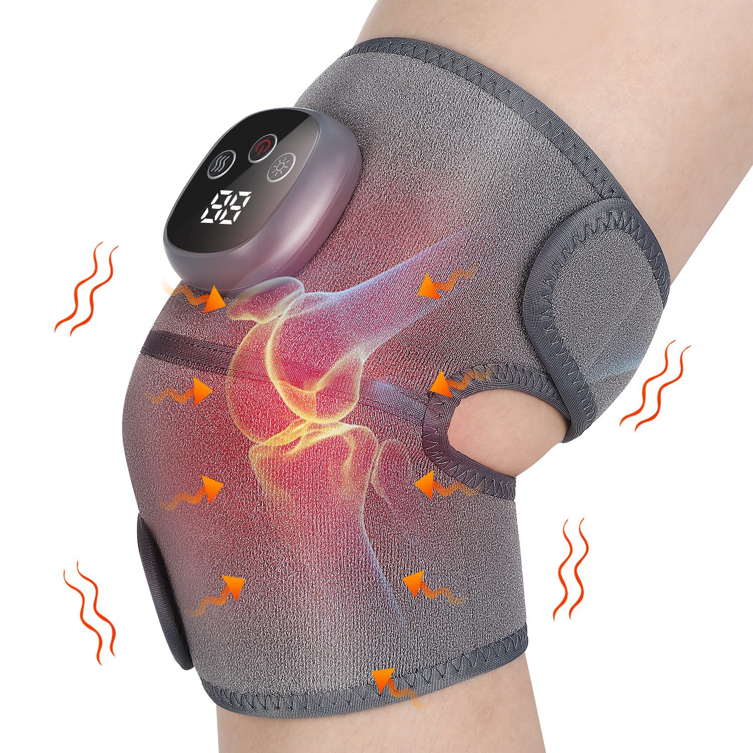 Massagegerät Kniemassagegerät, 5 Stufen Temperatur, Vibration, Wärme