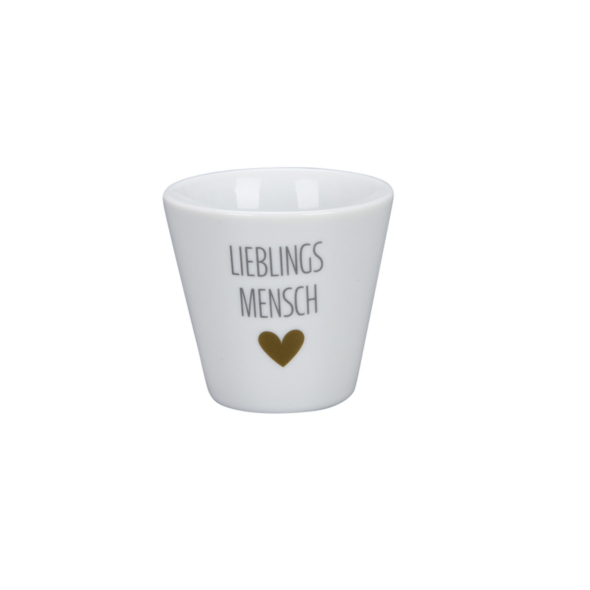 Krasilnikoff Кружки Espresso Cup Lieblingsmensch, Porzellan