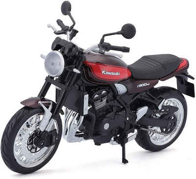 Maisto® Modellmotorrad Kawasaki Z900RS (schwarz-rot, Maßstab 1:12), Maßstab 1:12, detailliertes Modell
