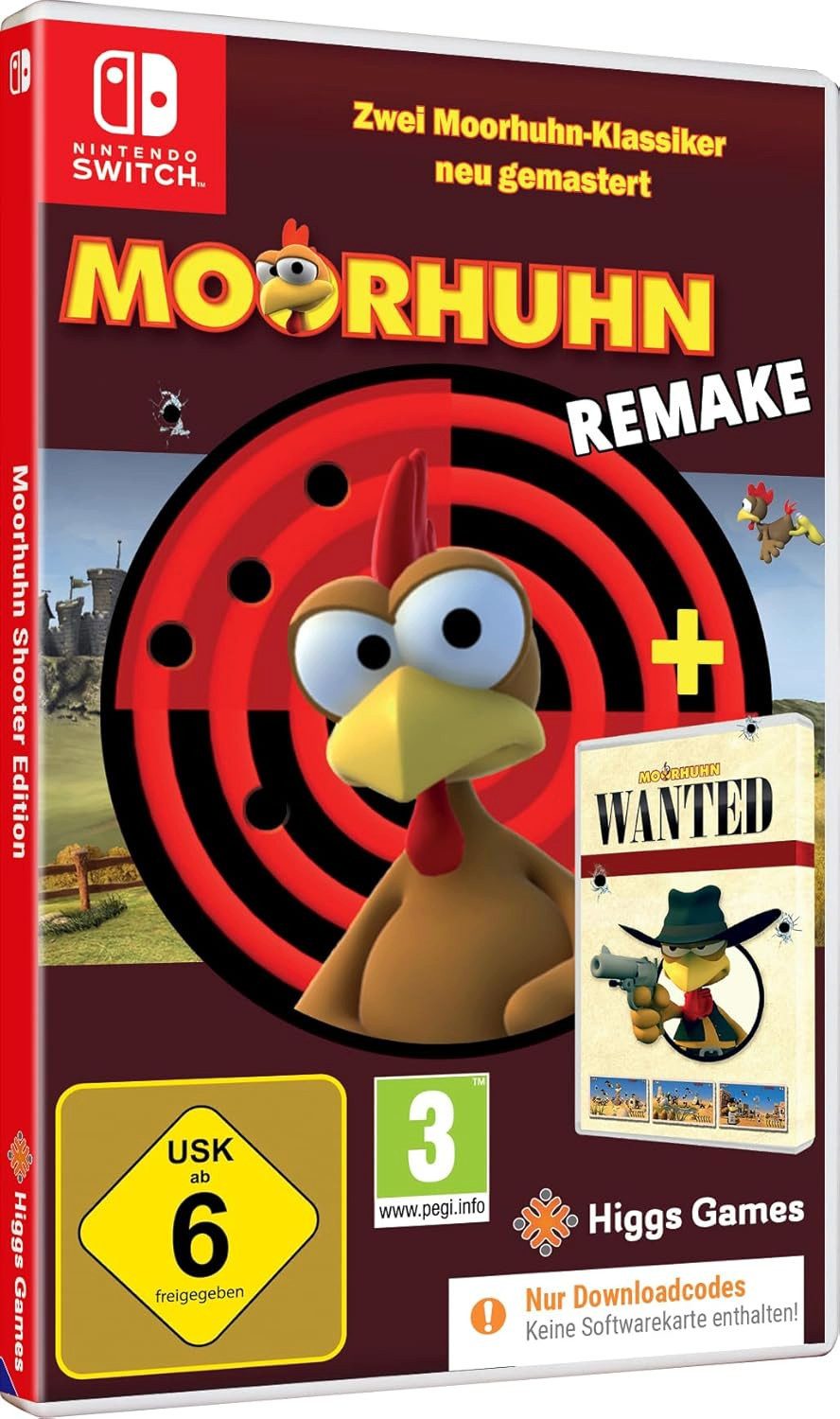 Moorhuhn Shooter Edition - 2 Moorhuhn Games - Nintendo Switch - Code (Code in a Box), Nintendo Switch